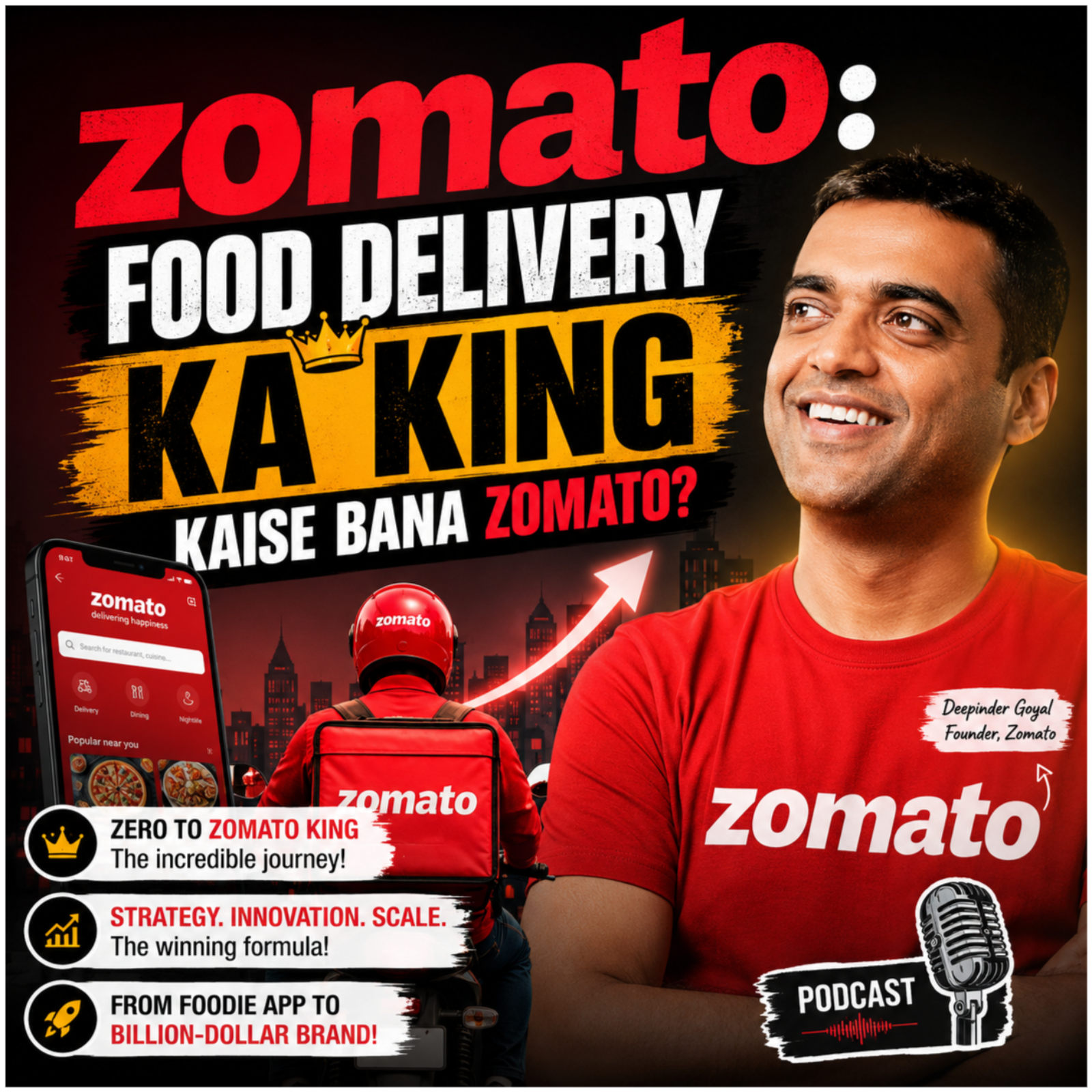 Zomato: Food Delivery Ka King Kaise Bana Zomato? episode artwork