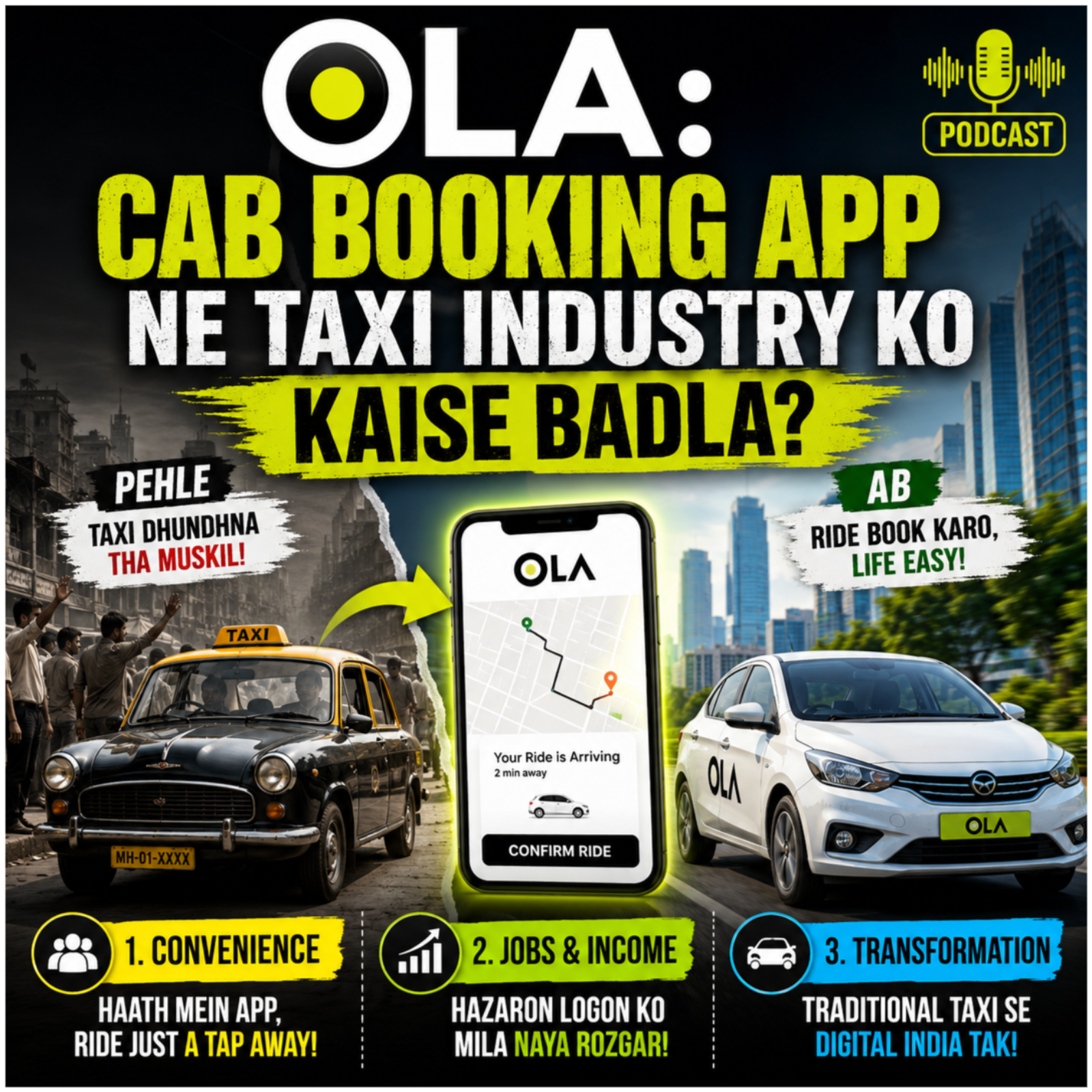  Ola: Cab Booking App Ne Taxi Industry Ko Kaise Badla? episode artwork