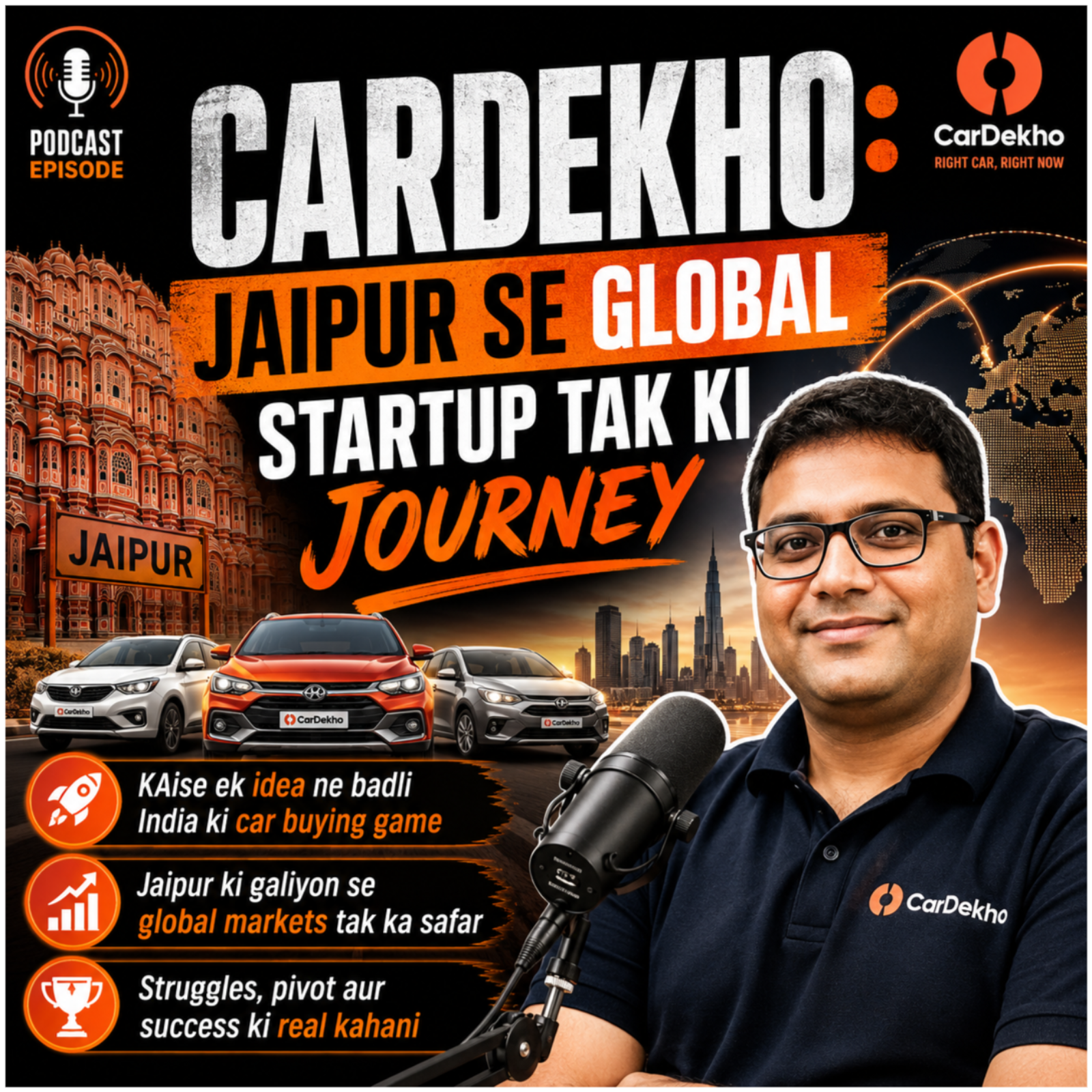 CarDekho: Jaipur Se Global Startup Tak Ki Journey episode artwork