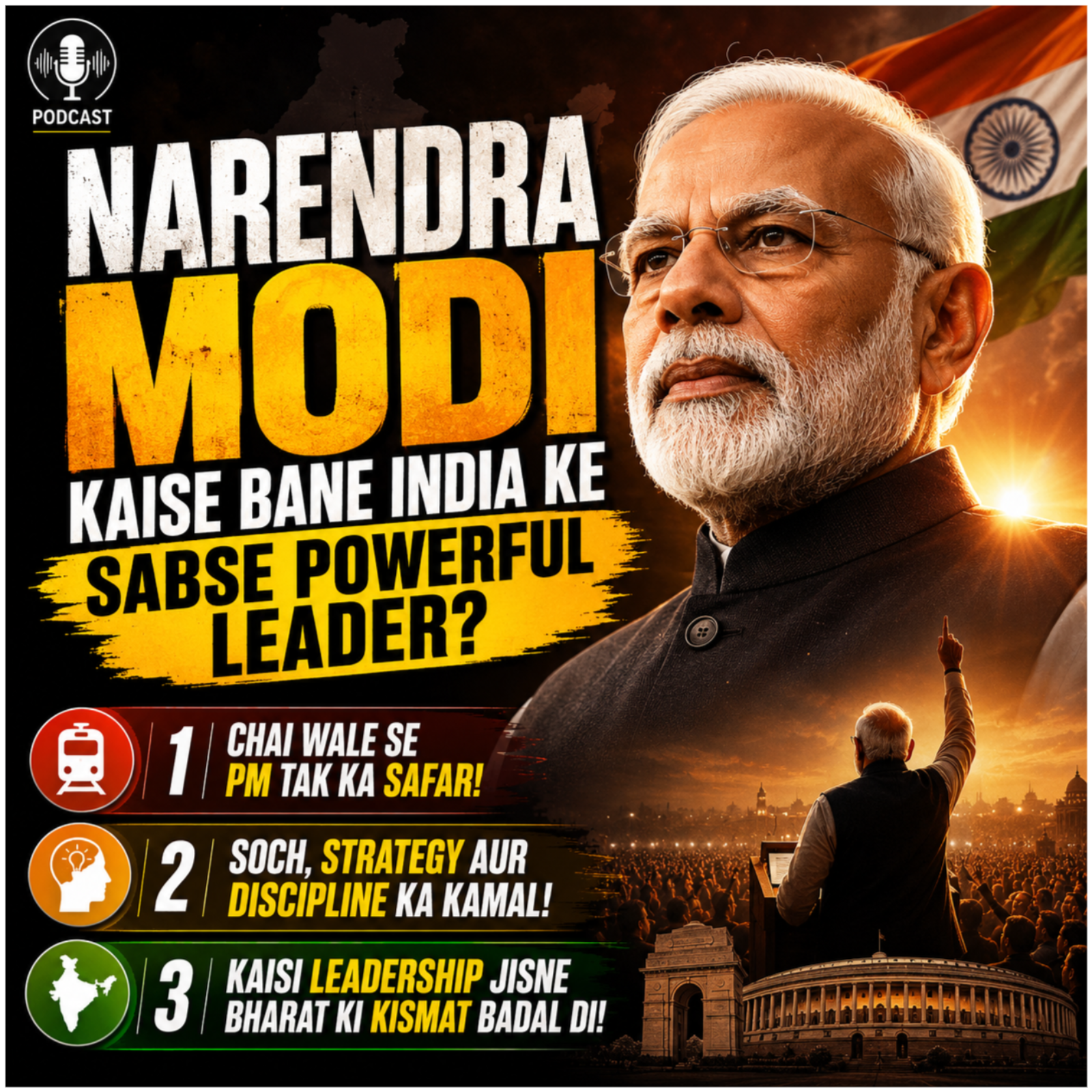 Narendra Modi: Kaise Bane India Ke Sabse Powerful Leader? episode artwork