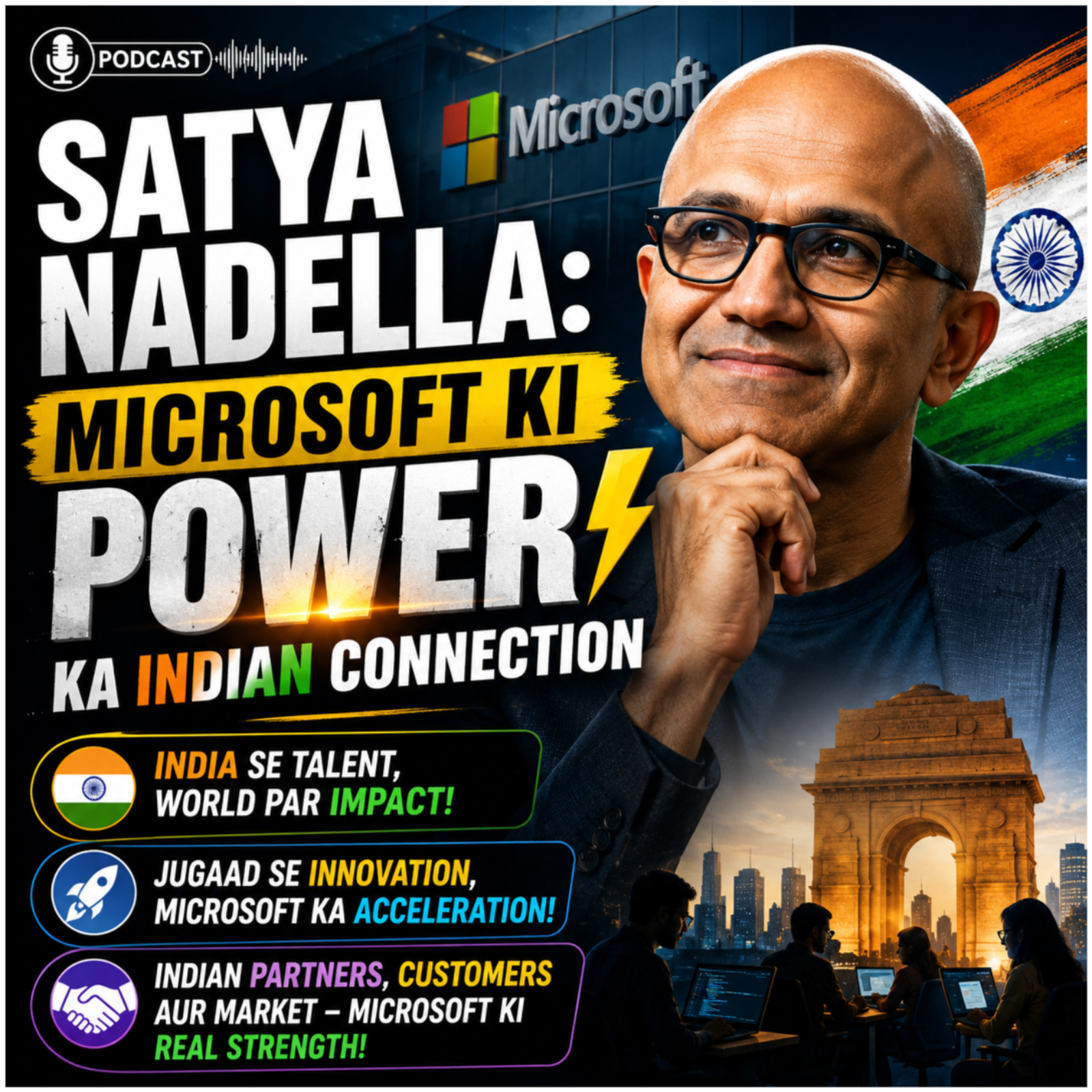 Satya Nadella: Microsoft Ki Power Ka Indian Connection episode artwork