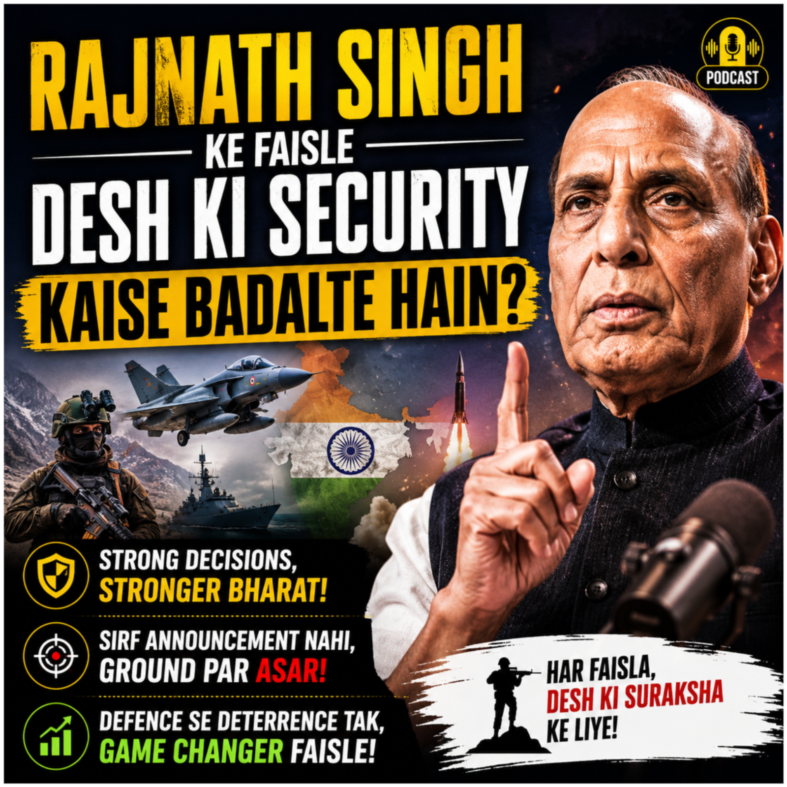 Rajnath Singh Ke Faisle Desh Ki Security Kaise Badalte Hain? episode artwork