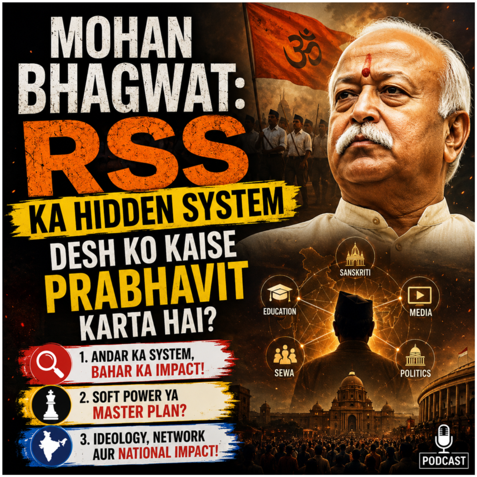 Mohan Bhagwat: RSS Ka Hidden System Desh Ko Kaise Prabhavit Karta Hai? episode artwork