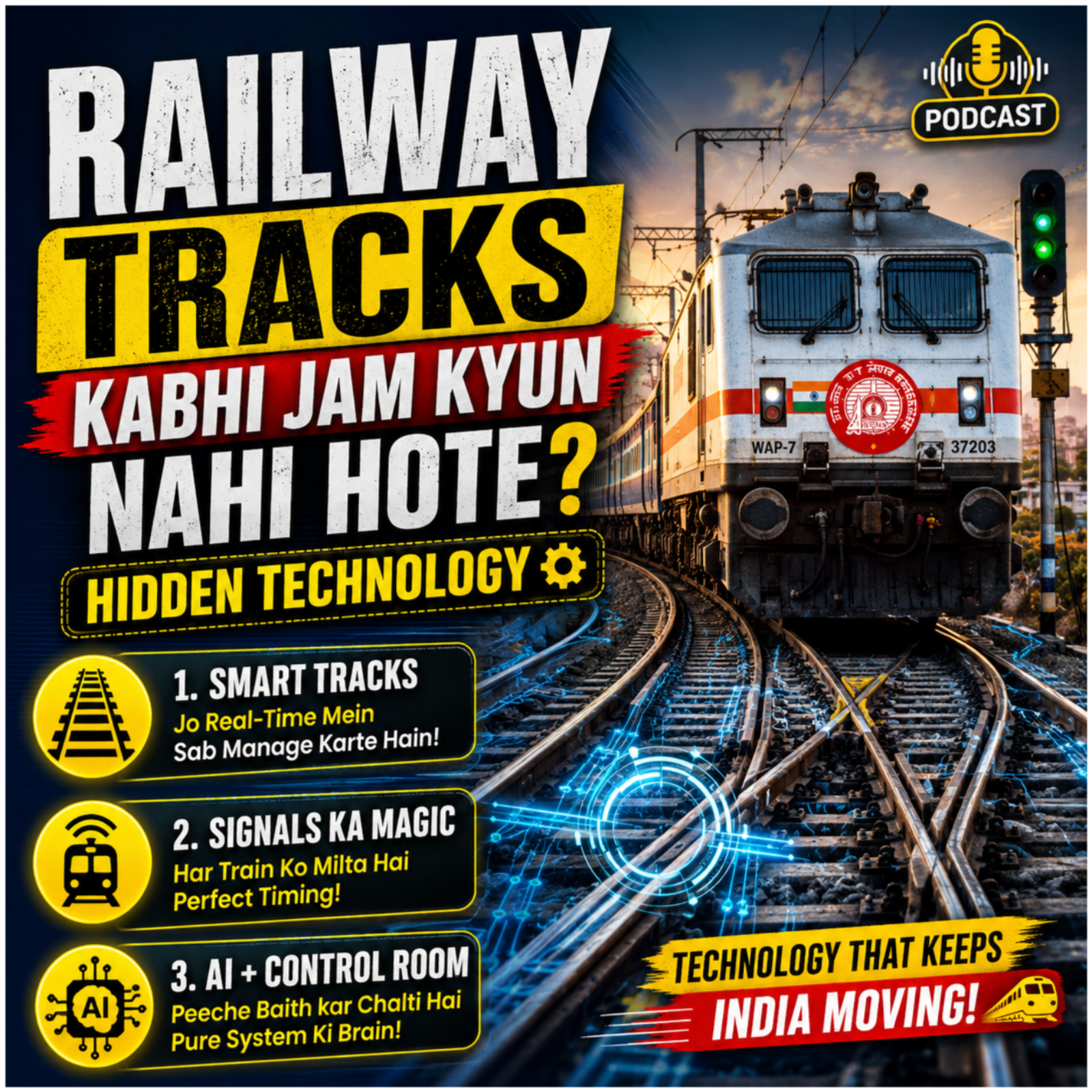 Railway Tracks Kabhi Jam Kyun Nahi Hote? Hidden Technology episode artwork