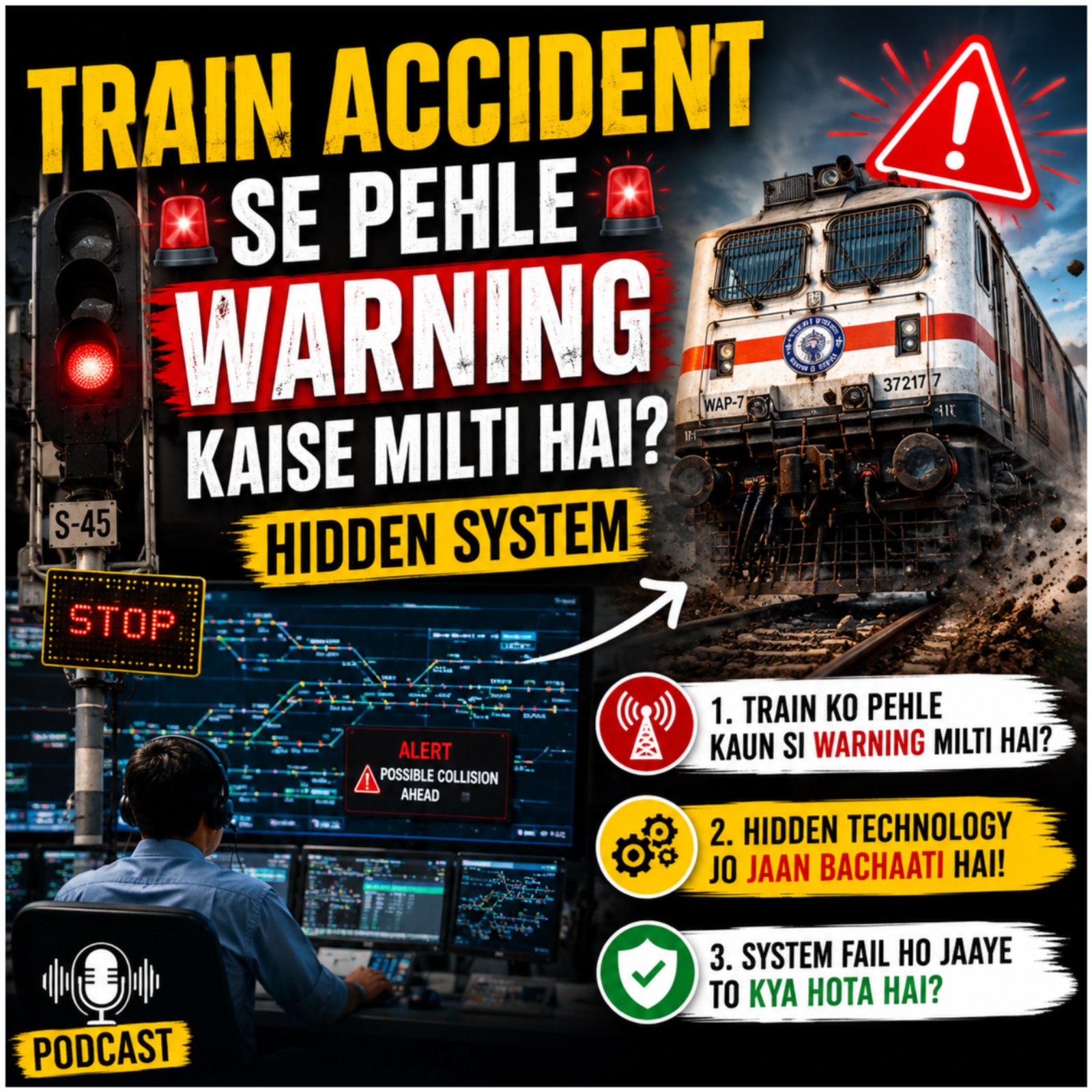 Train Accident Se Pehle Warning Kaise Milti Hai? Hidden System episode artwork