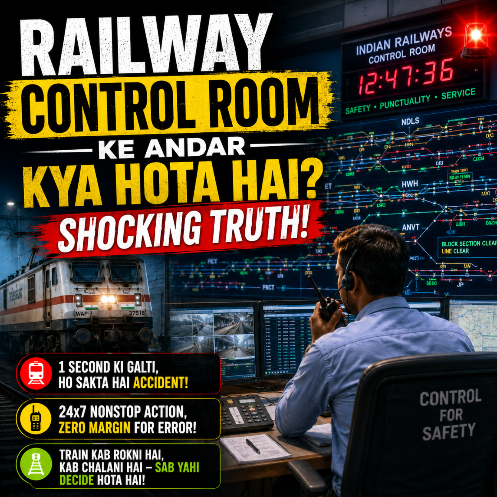 Railway Control Room Ke Andar Kya Hota Hai? Shocking Truth! episode artwork