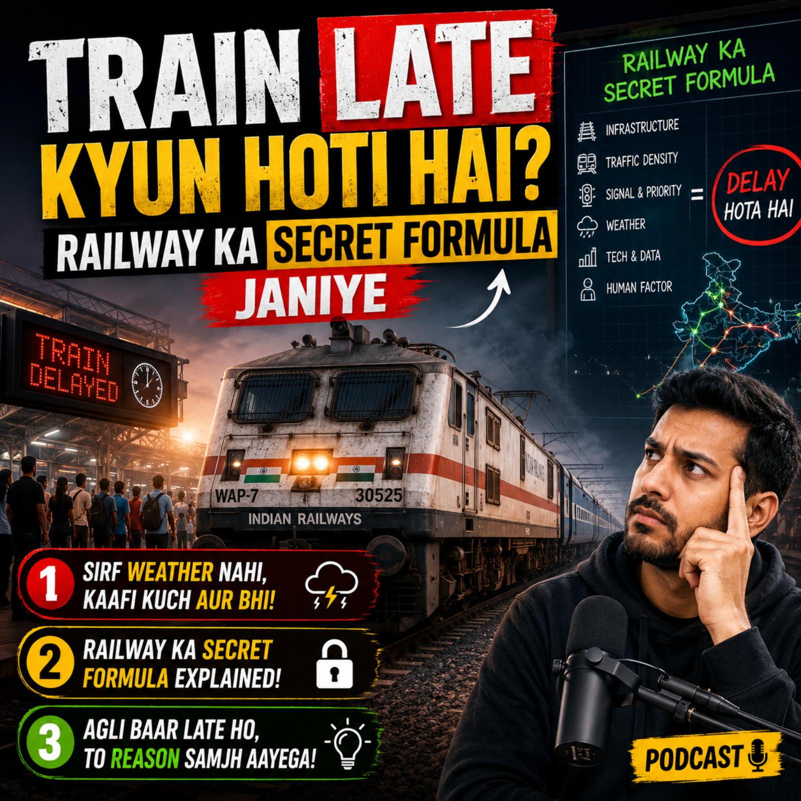 Train Late Kyun Hoti Hai? Railway Ka Secret Formula Janiye episode artwork