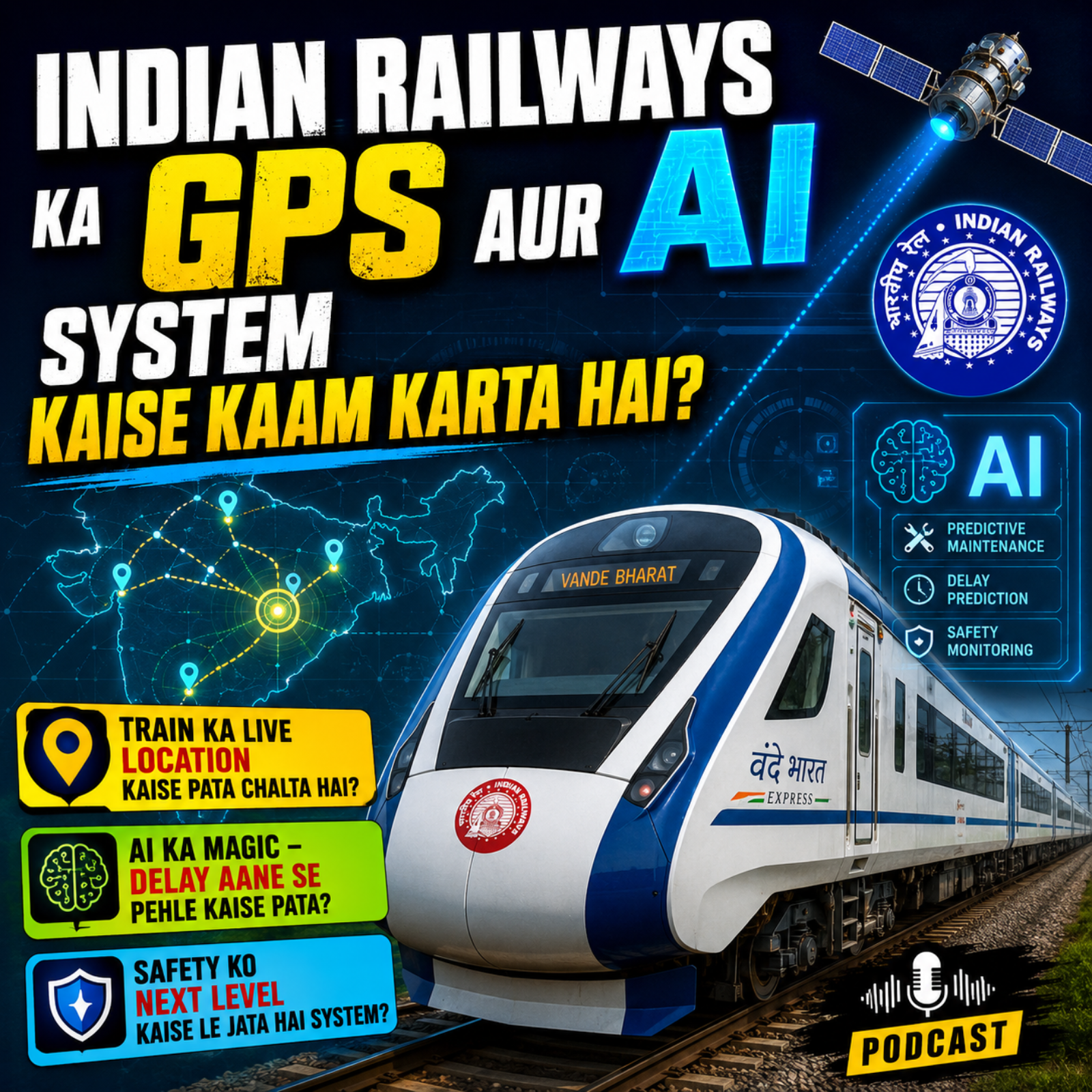 Indian Railways Ka GPS Aur AI System Kaise Kaam Karta Hai? episode artwork