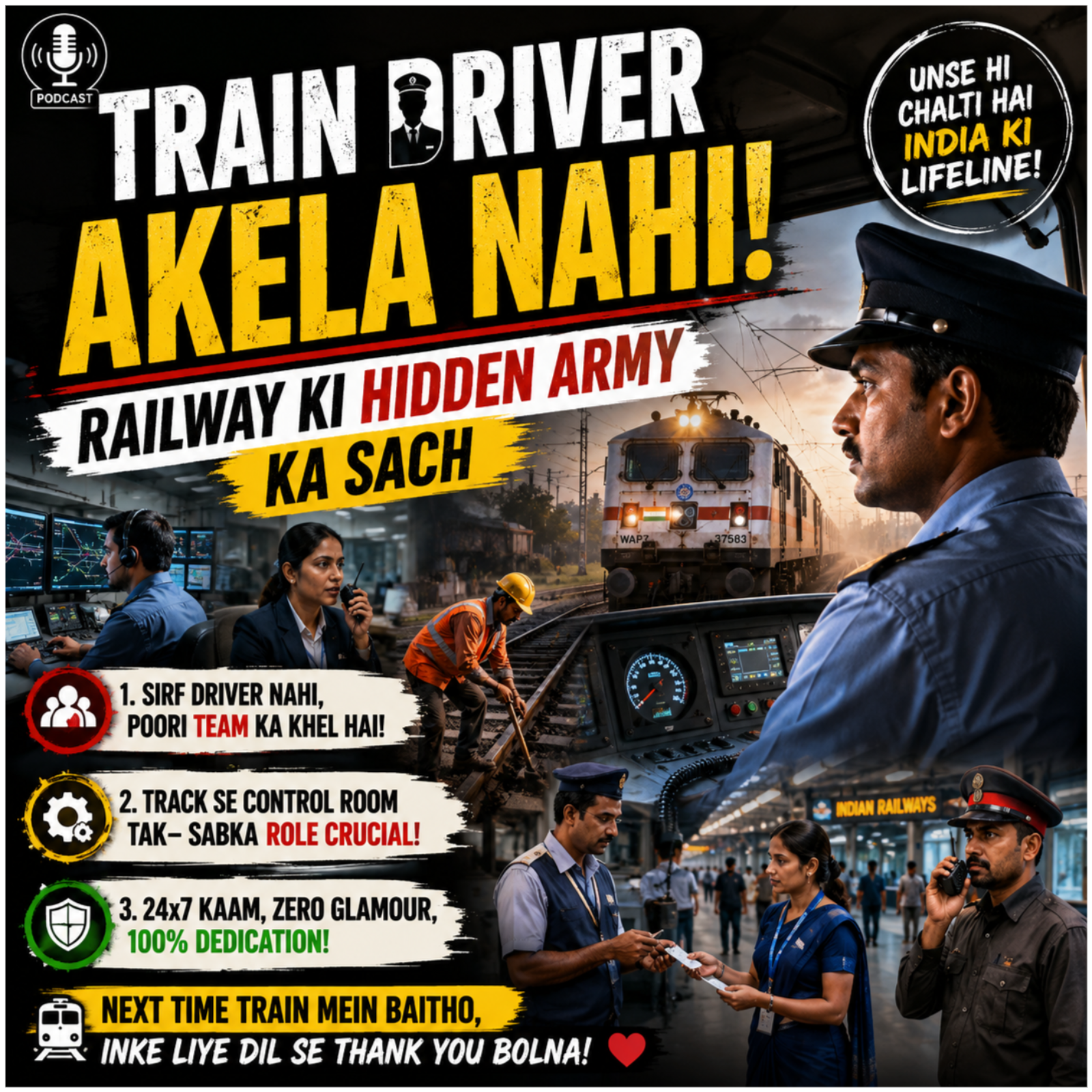 Train Driver Akela Nahi! Railway Ki Hidden Army Ka Sach episode artwork