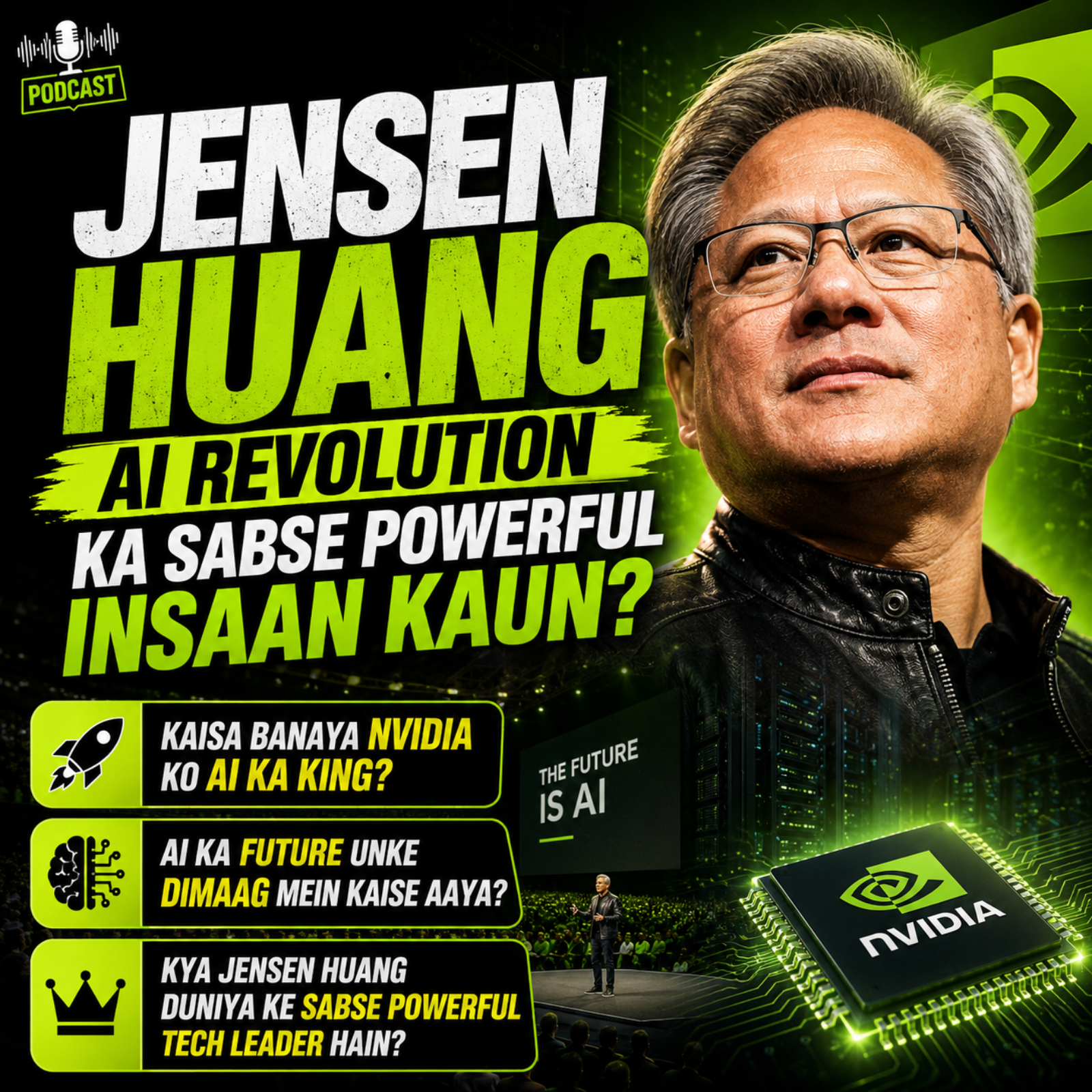 Jensen Huang: AI Revolution Ka Sabse Powerful Insaan Kaun? episode artwork