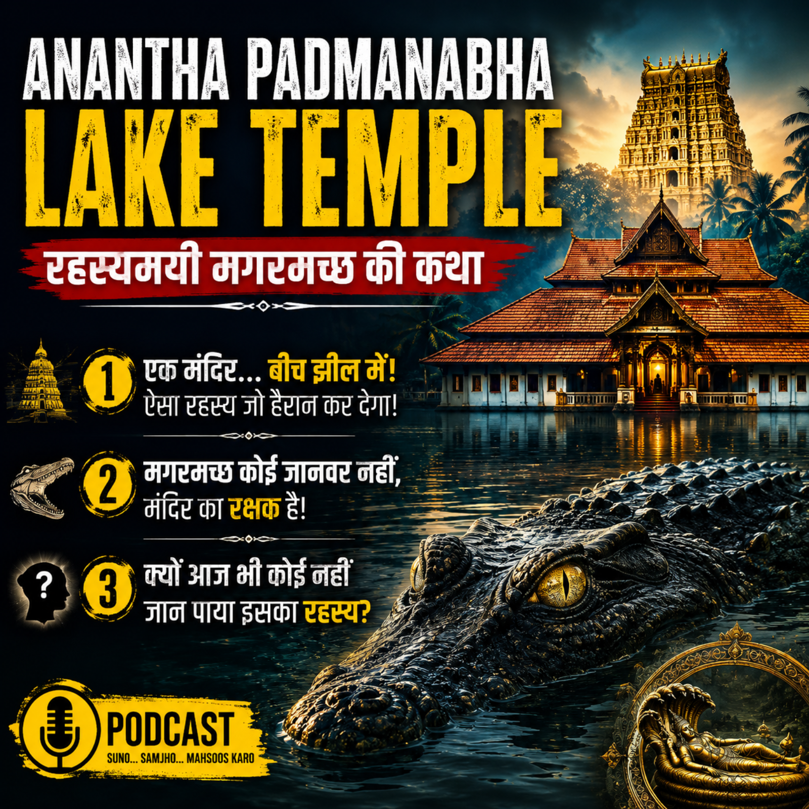 Anantha Padmanabha Lake Temple – रहस्यमयी मगरमच्छ की कथा episode artwork