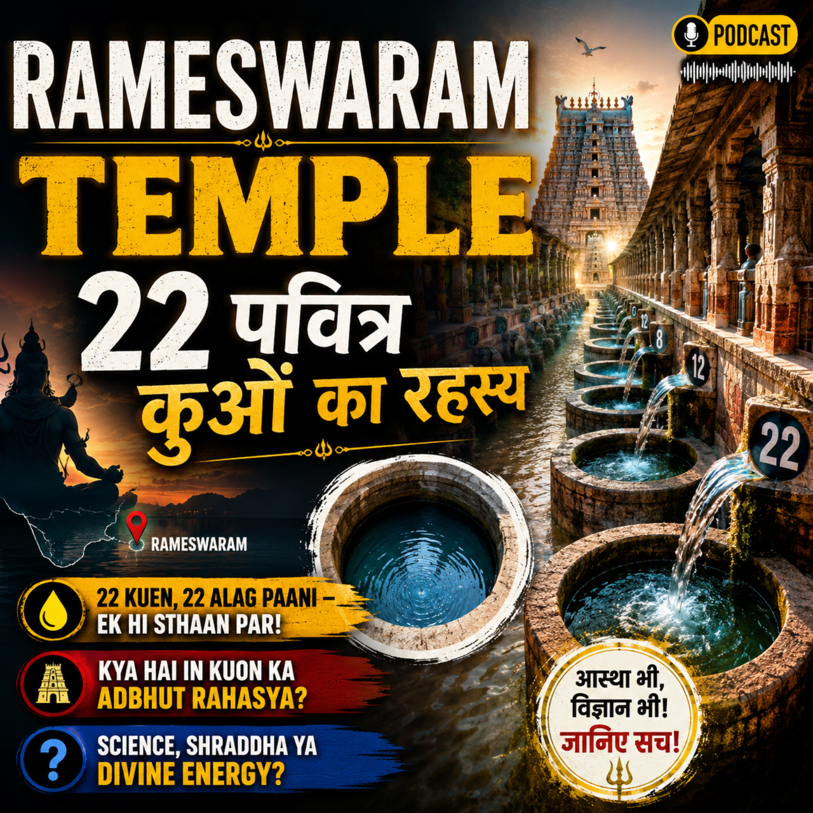 Rameswaram Temple – 22 पवित्र कुओं का रहस्य episode artwork