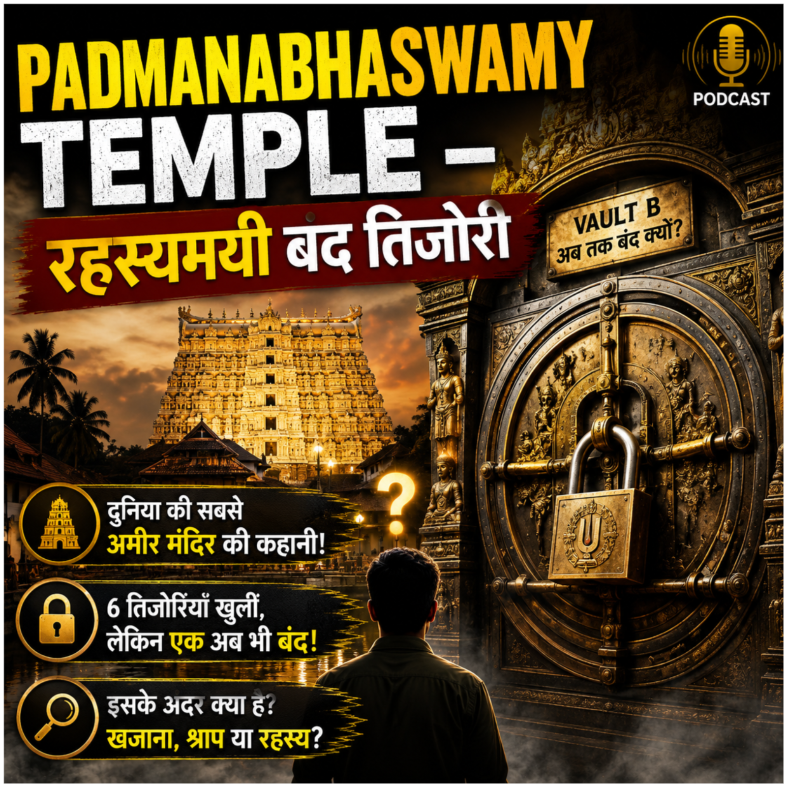 Padmanabhaswamy Temple – रहस्यमयी बंद तिजोरी  episode artwork