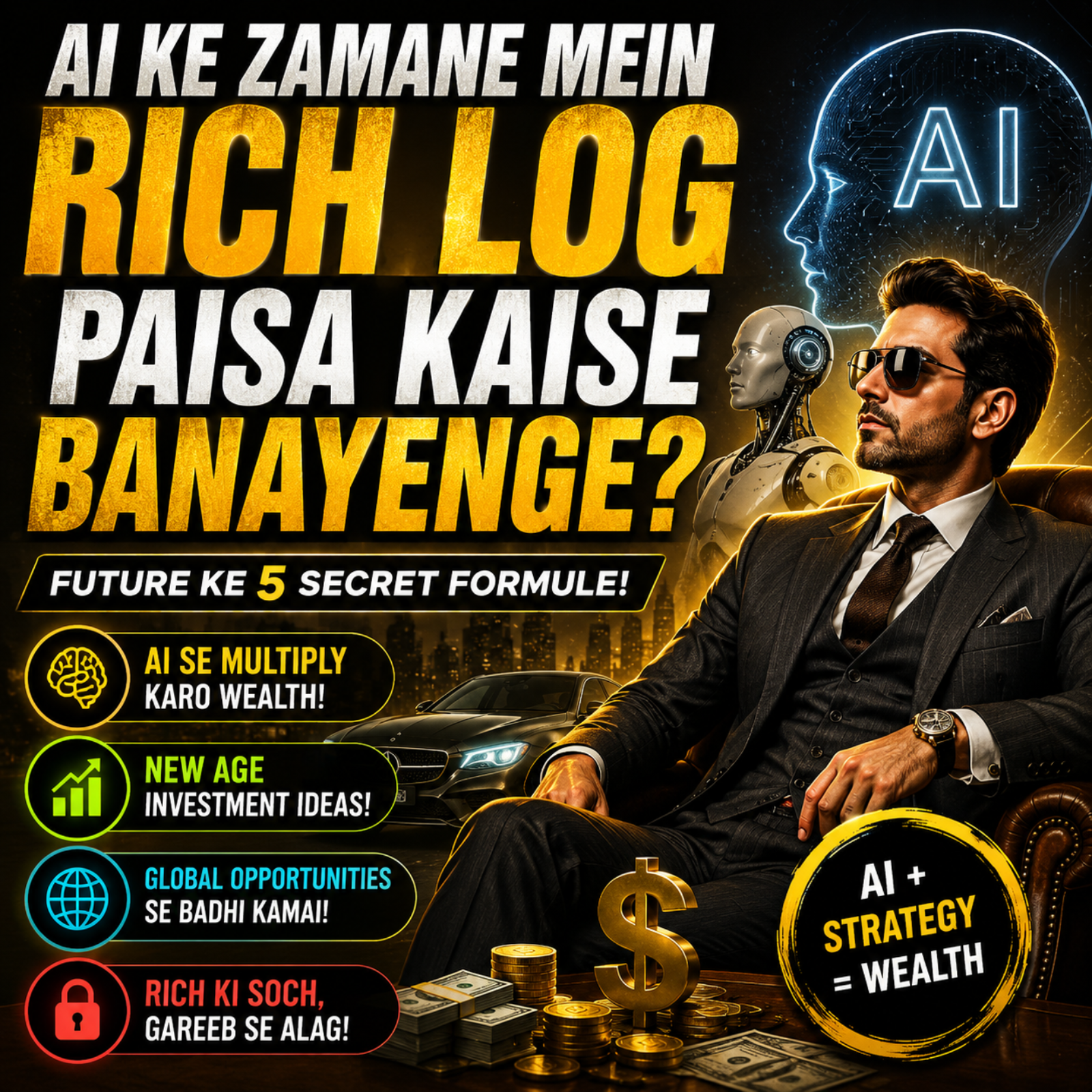 AI Ke Zamane Mein Rich Log Paisa Kaise Banayenge? episode artwork