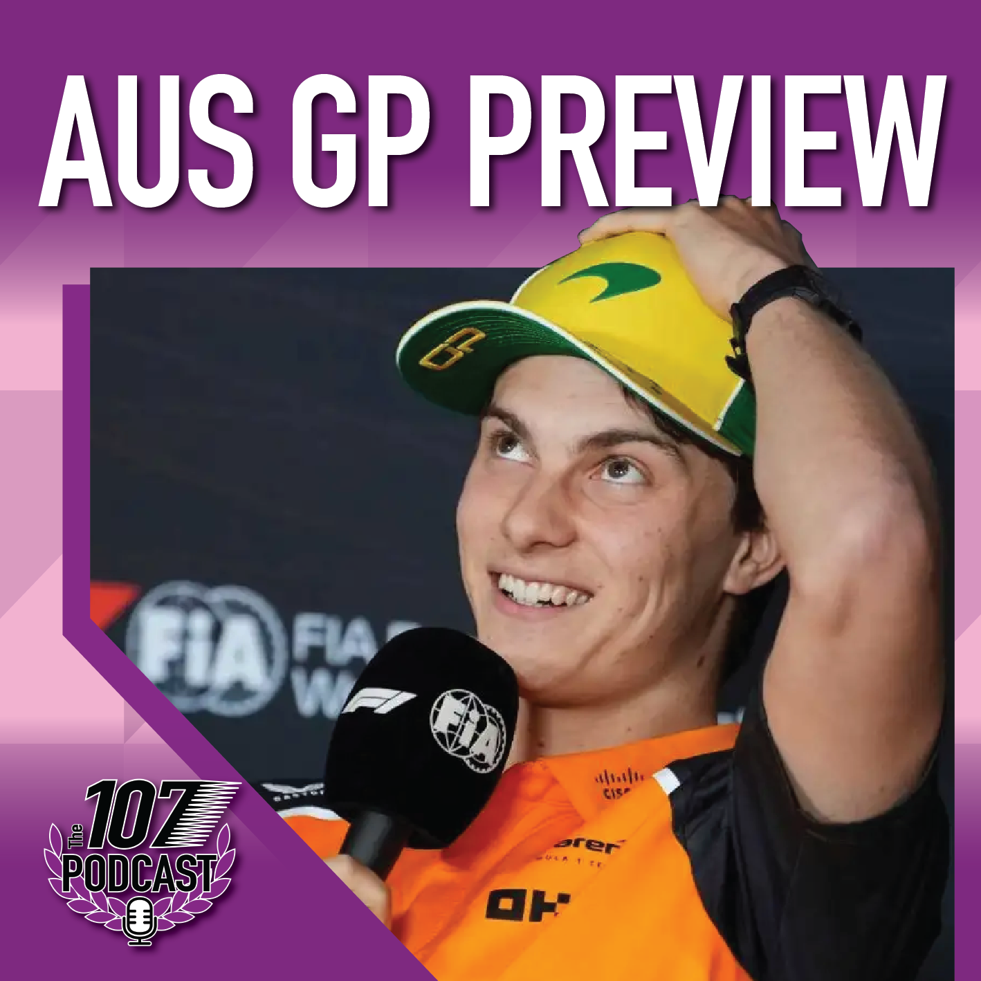 It could be an upside down race! Our Australia GP Preview - EP 122 - The 107 Podcast episode artwork