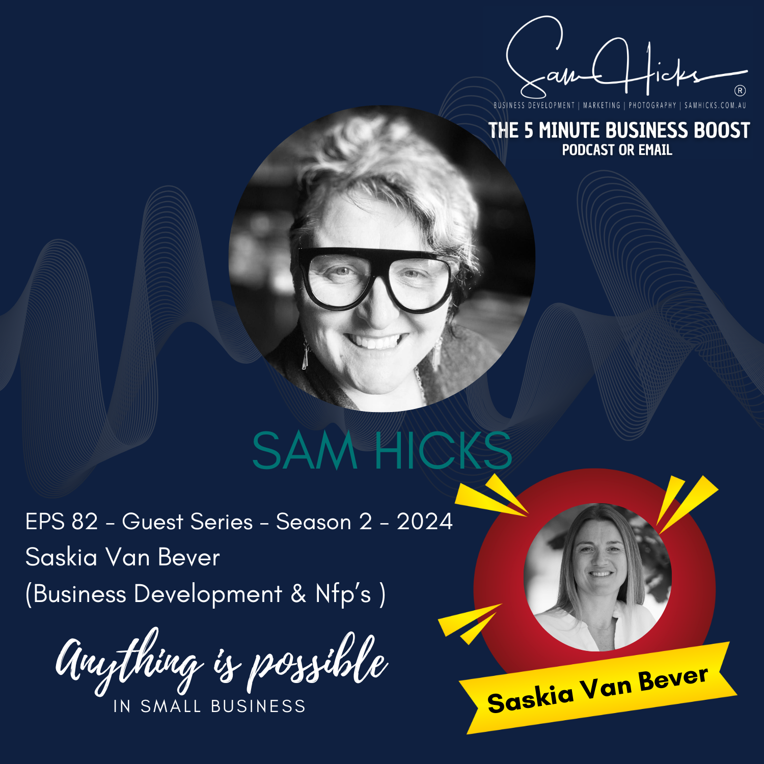 Guest Series - lets chat to Saskia Van Bever ( Business Development & NFP's )