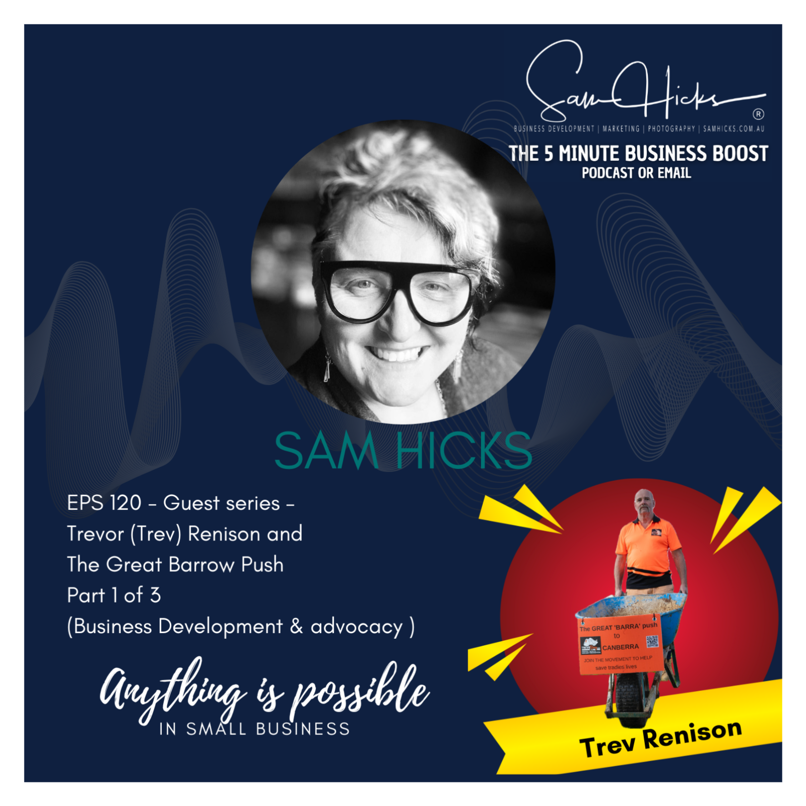 Guest series –  Trevor (Trev) Renison and  The Great Barrow Push (Business Development & Advocacy )