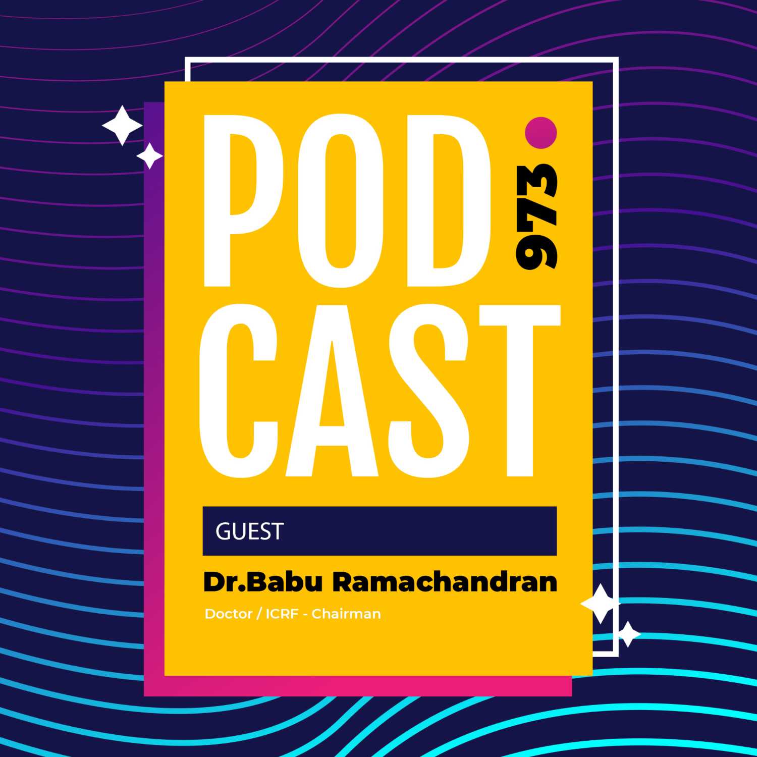 Dr.Babu Ramachandran - Doctor - AMH / ICRF Chairman (2021)