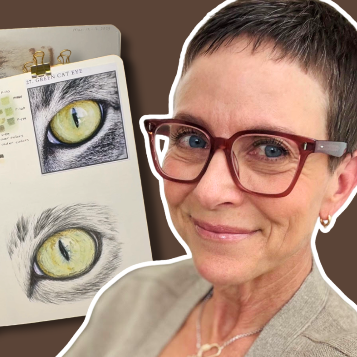 My Color Pencil Sketchbook Tour | Lori Christensen episode artwork