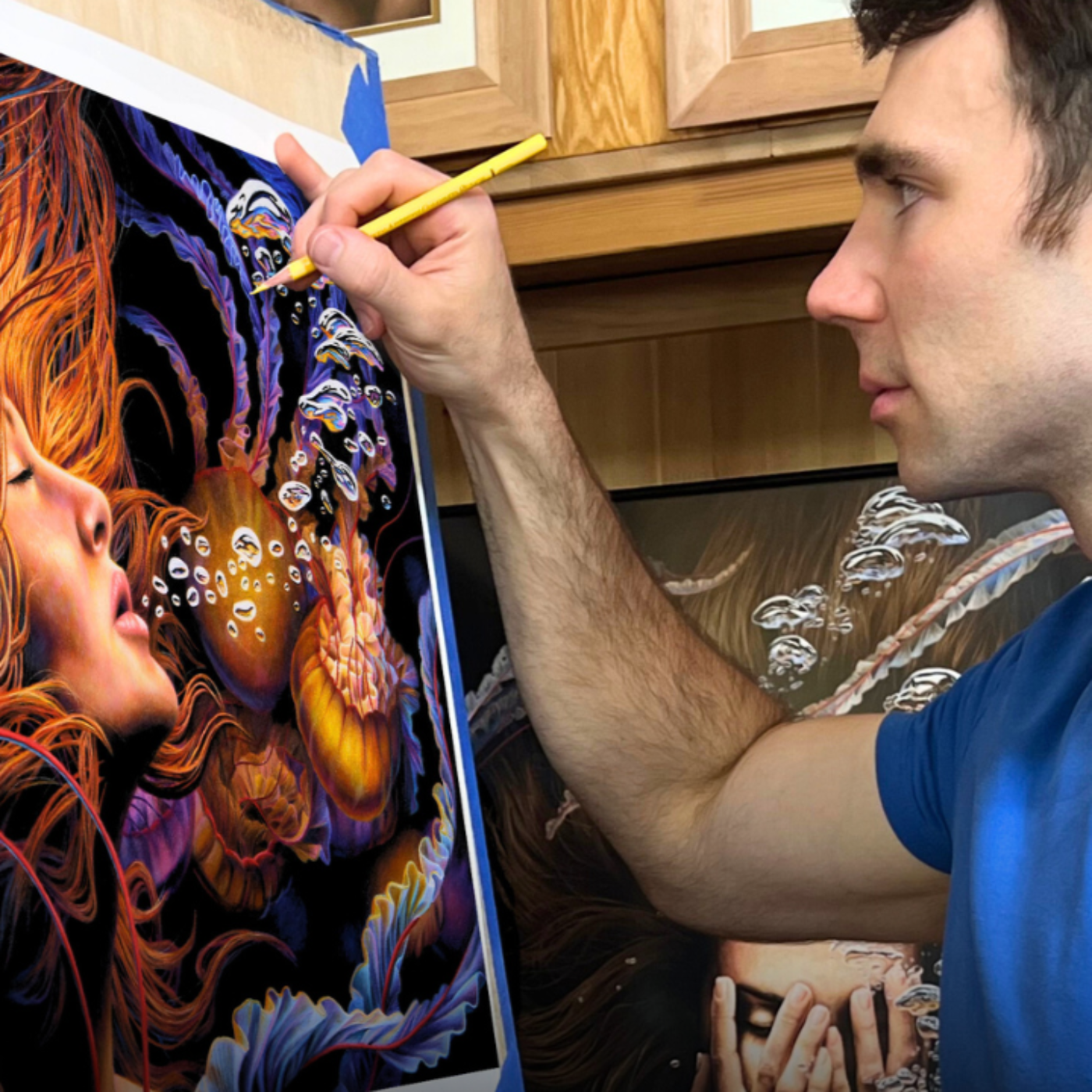 Jesse Lane’s Mesmerizing Colored Pencil Process episode artwork