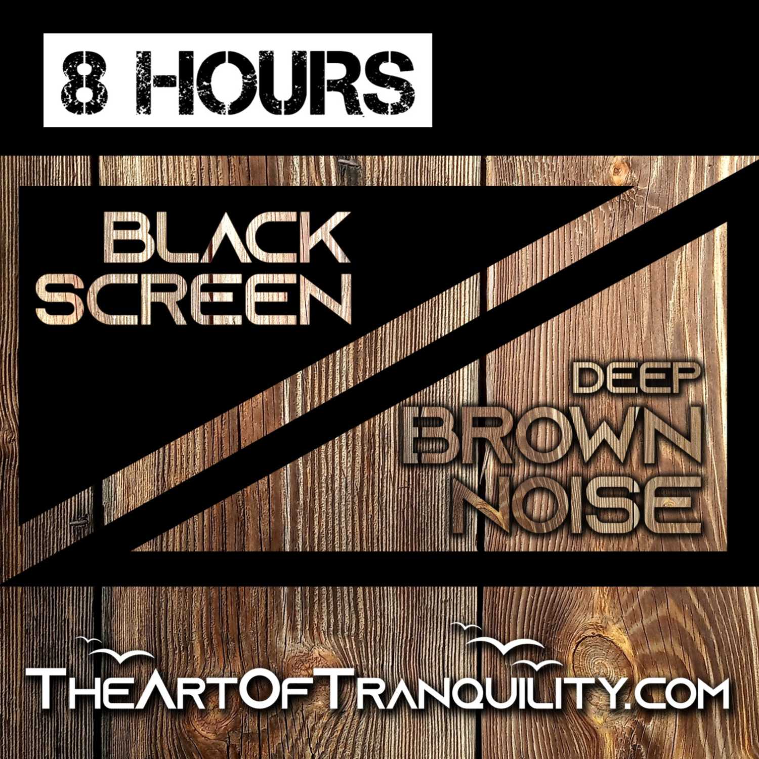 DEEP BROWN NOISE BLACK SCREEN - DEEP SLEEP | Calm Focus & Cognitive Function | 8Hrs