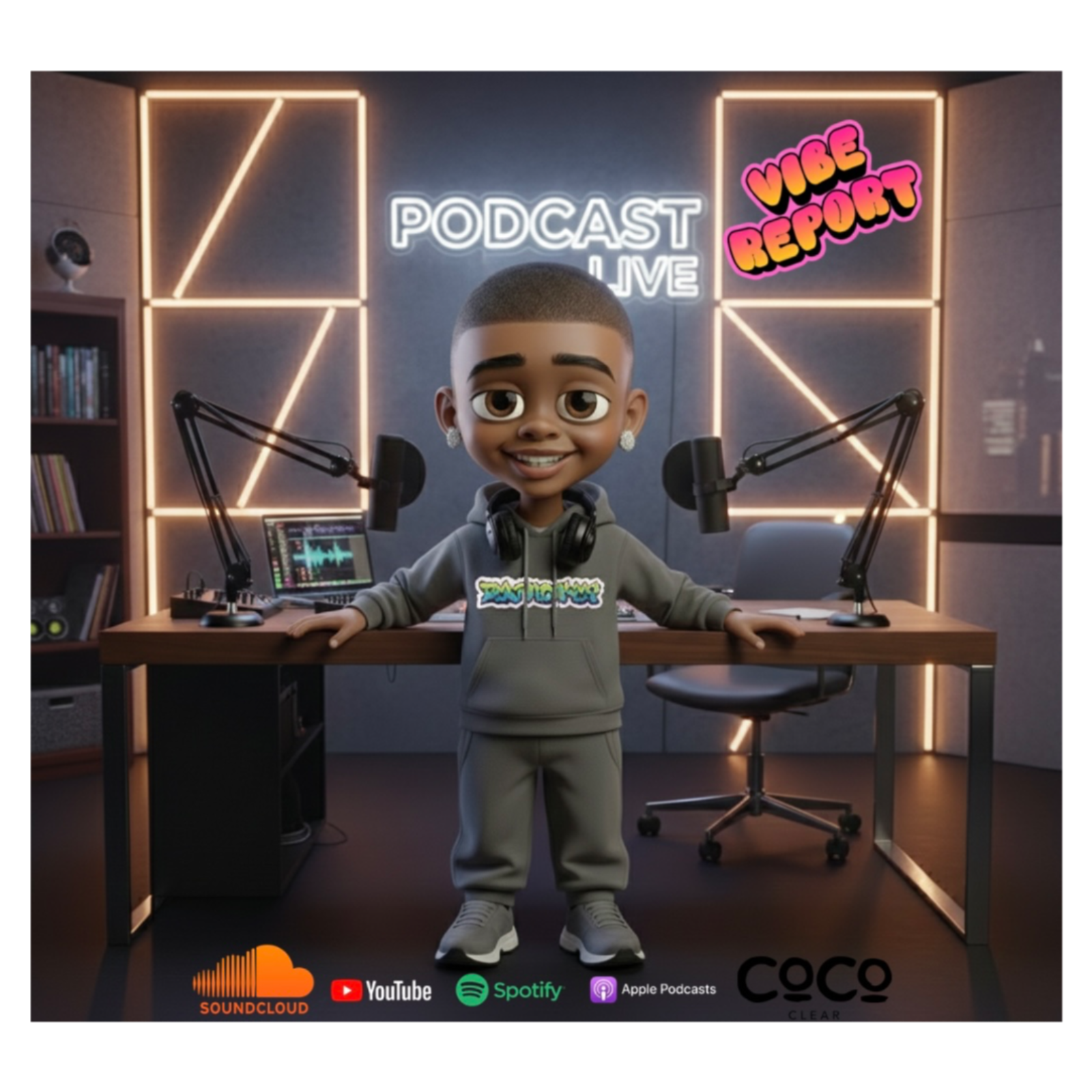 No Sleep, Just Vibes” episode artwork