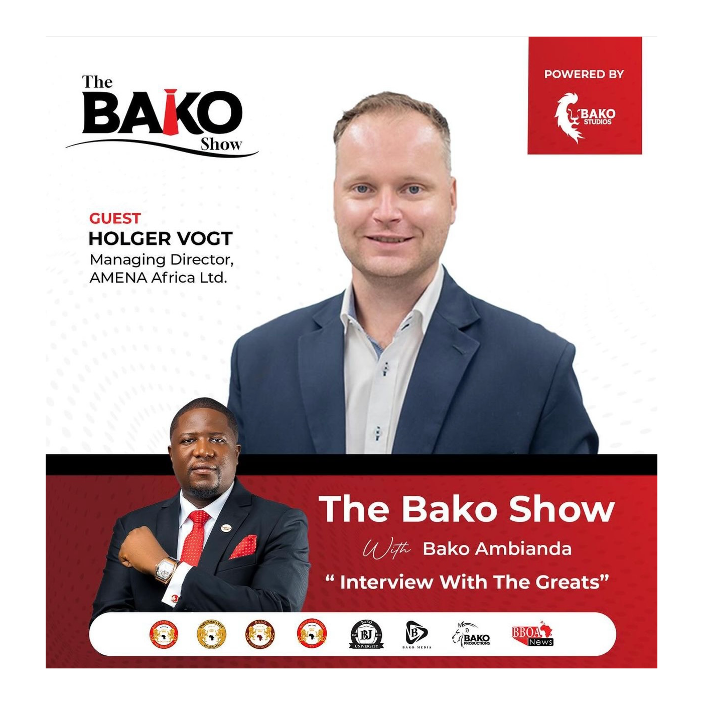 Holger Vogt talks about his Entrepreneurship Journey on The Bako Show - Part One