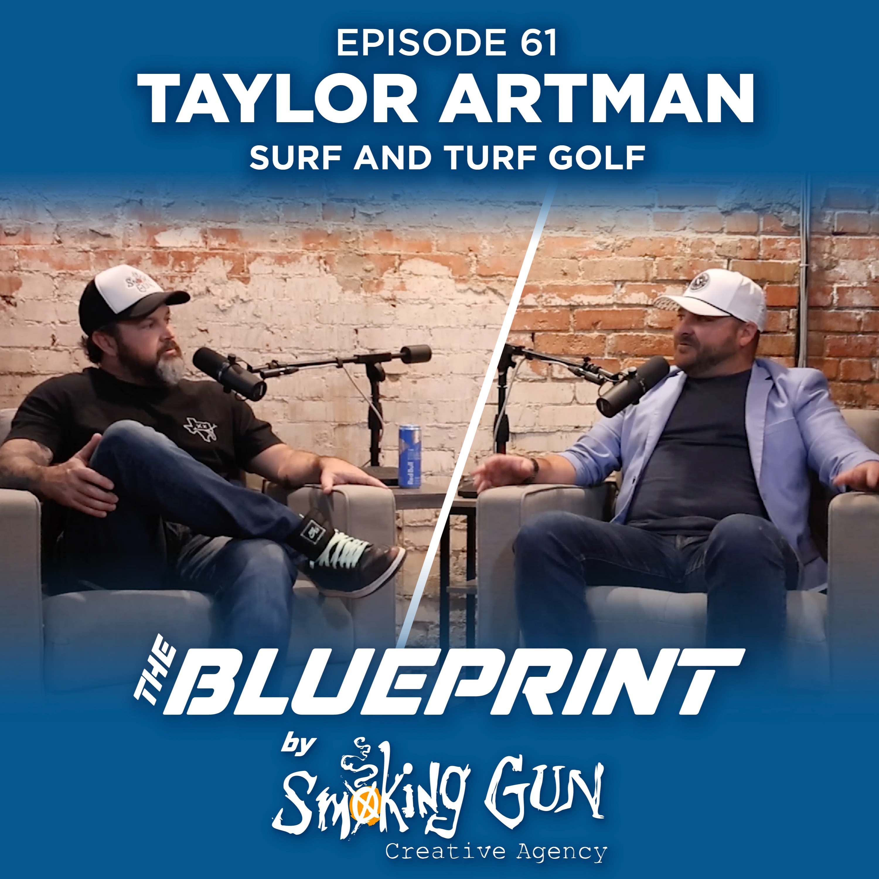The $43,000 Hour: How Taylor Artman Launched Surf & Turf Golf | The Blueprint by Smoking Gun episode artwork