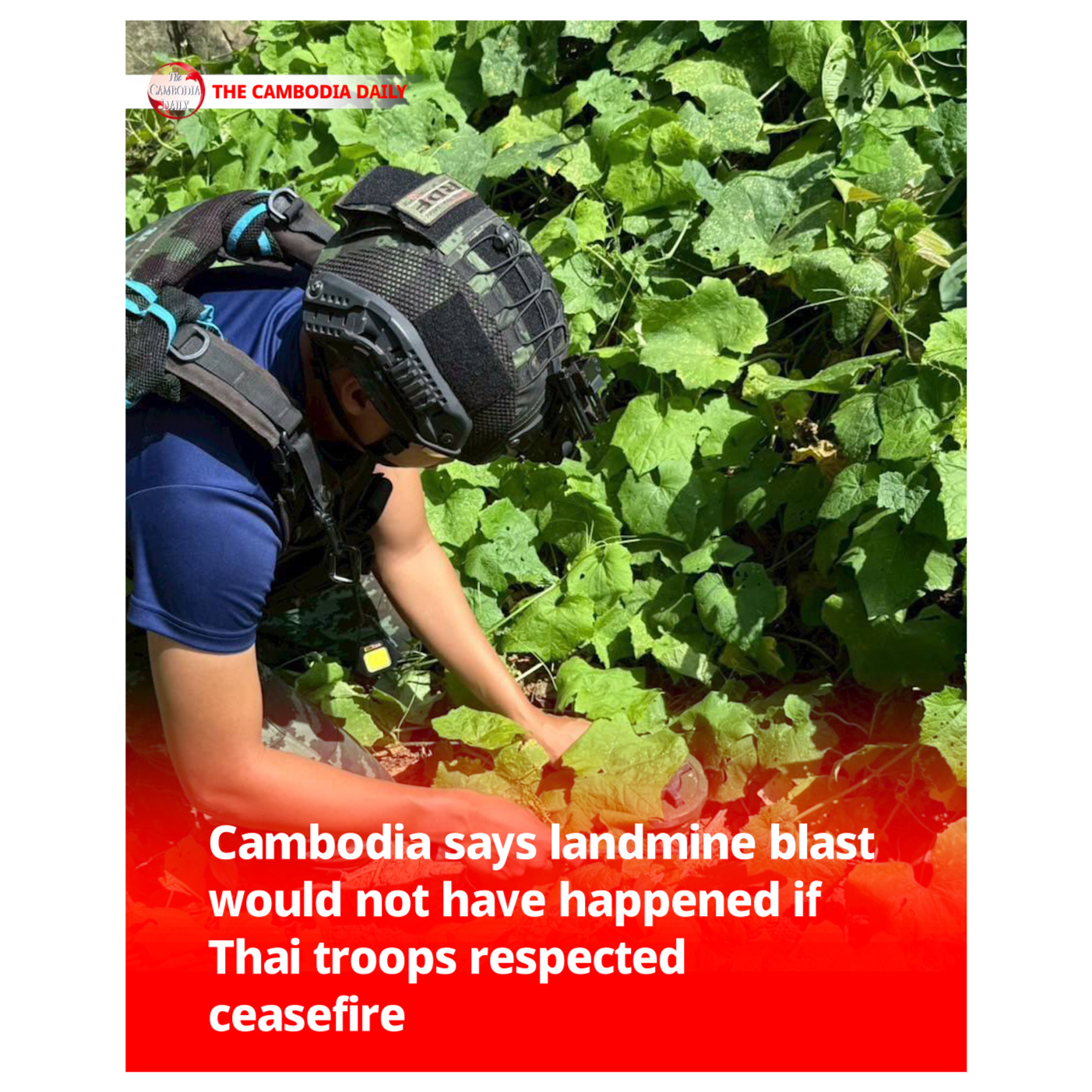 Cambodia says landmine blast would not have happened if Thai troops respected ceasefire episode artwork