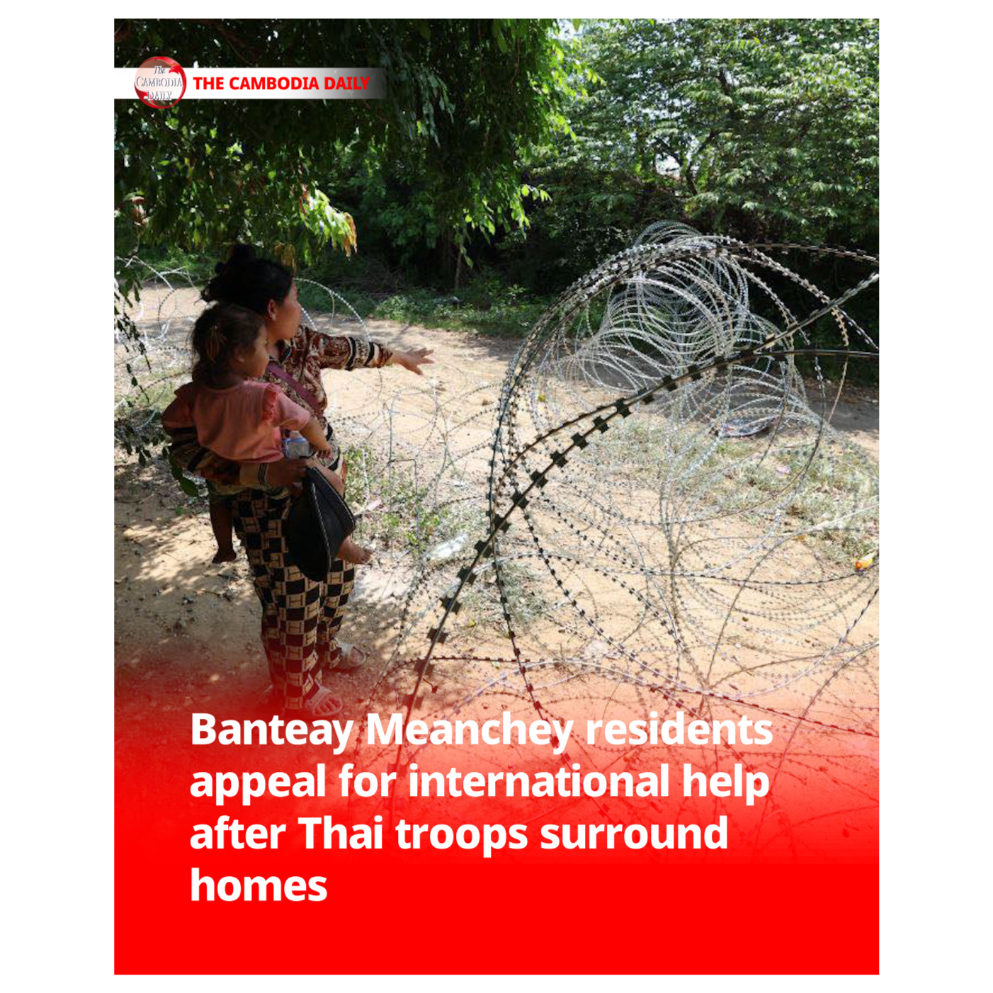 Banteay Meanchey residents appeal for international help after Thai troops surround homes episode artwork