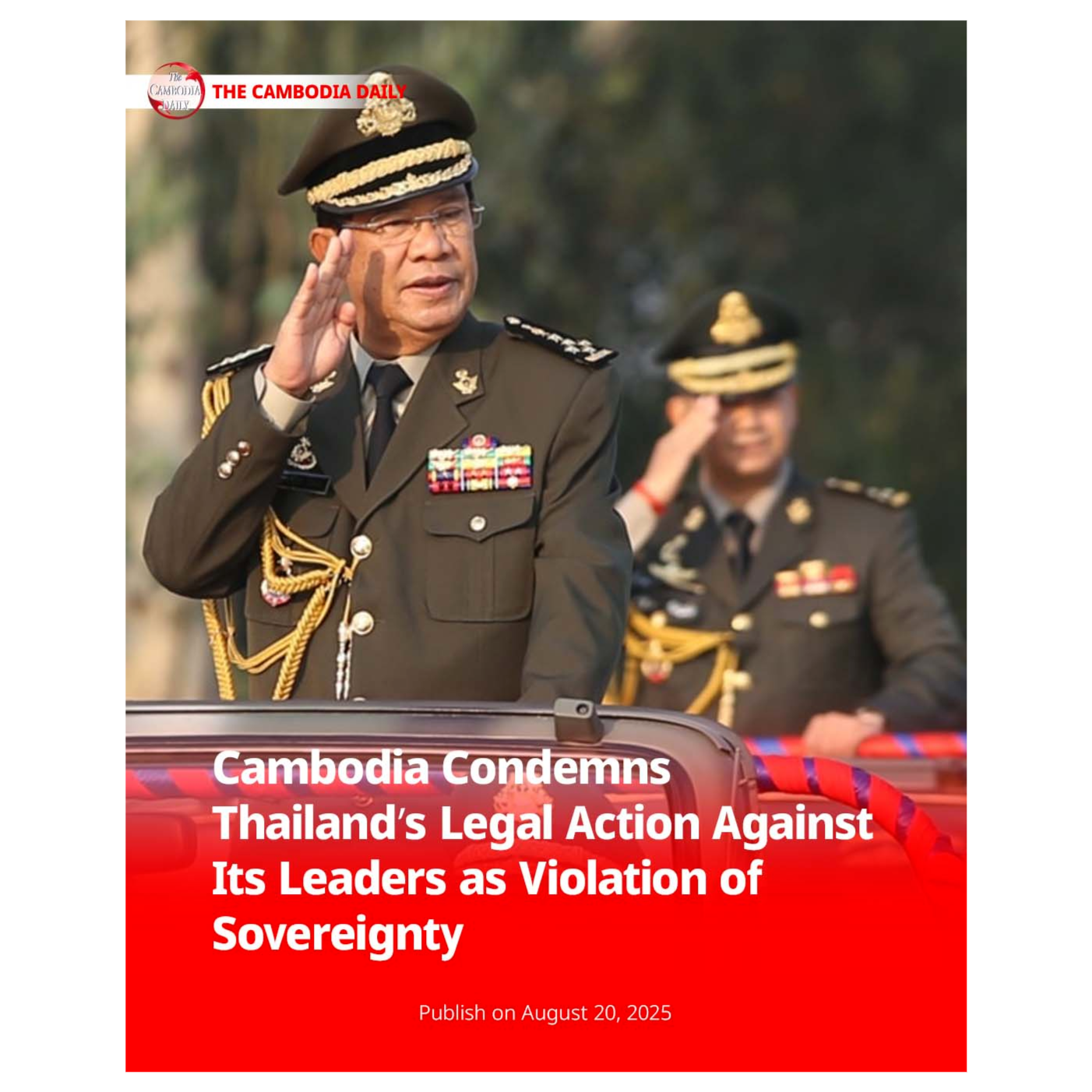 Cambodia Condemns Thailand’s Legal Action Against Its Leaders as Violation of Sovereignty episode artwork