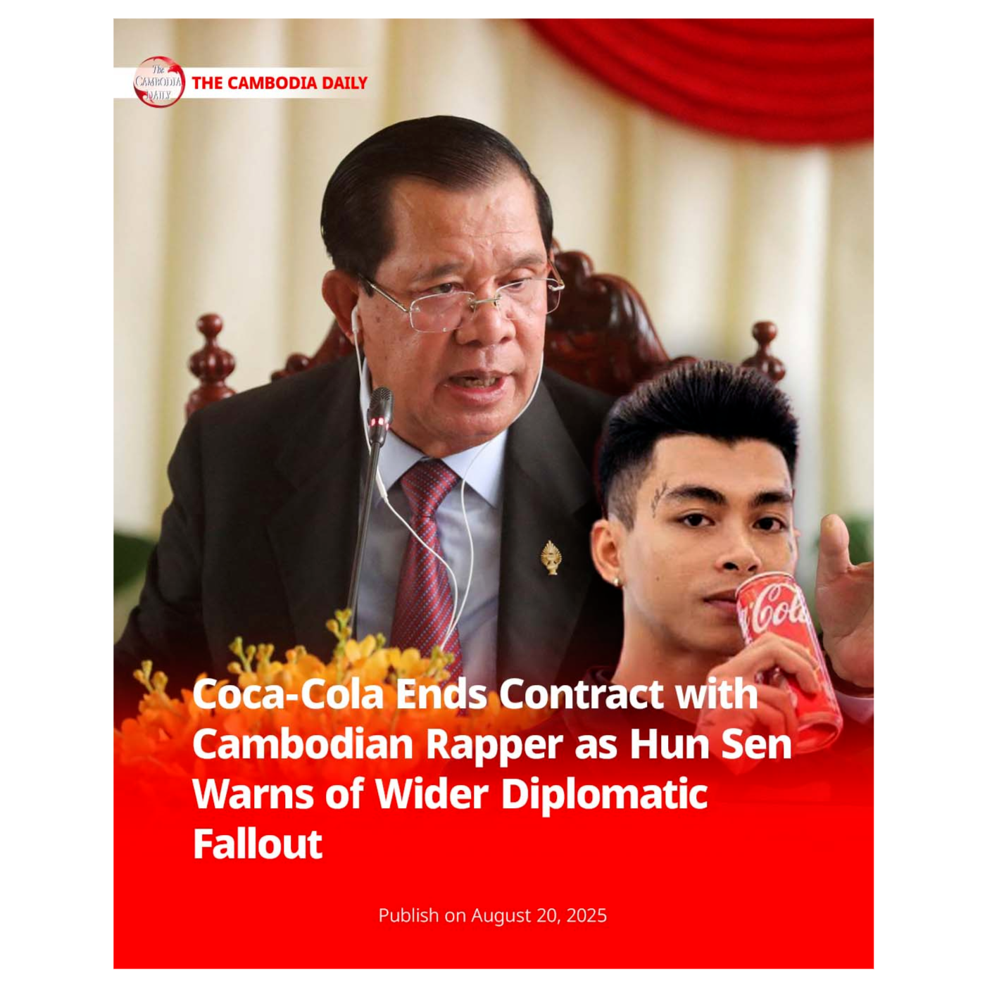 Coca-Cola Ends Contract with Cambodian Rapper as Hun Sen Warns of Wider Diplomatic Fallout episode artwork