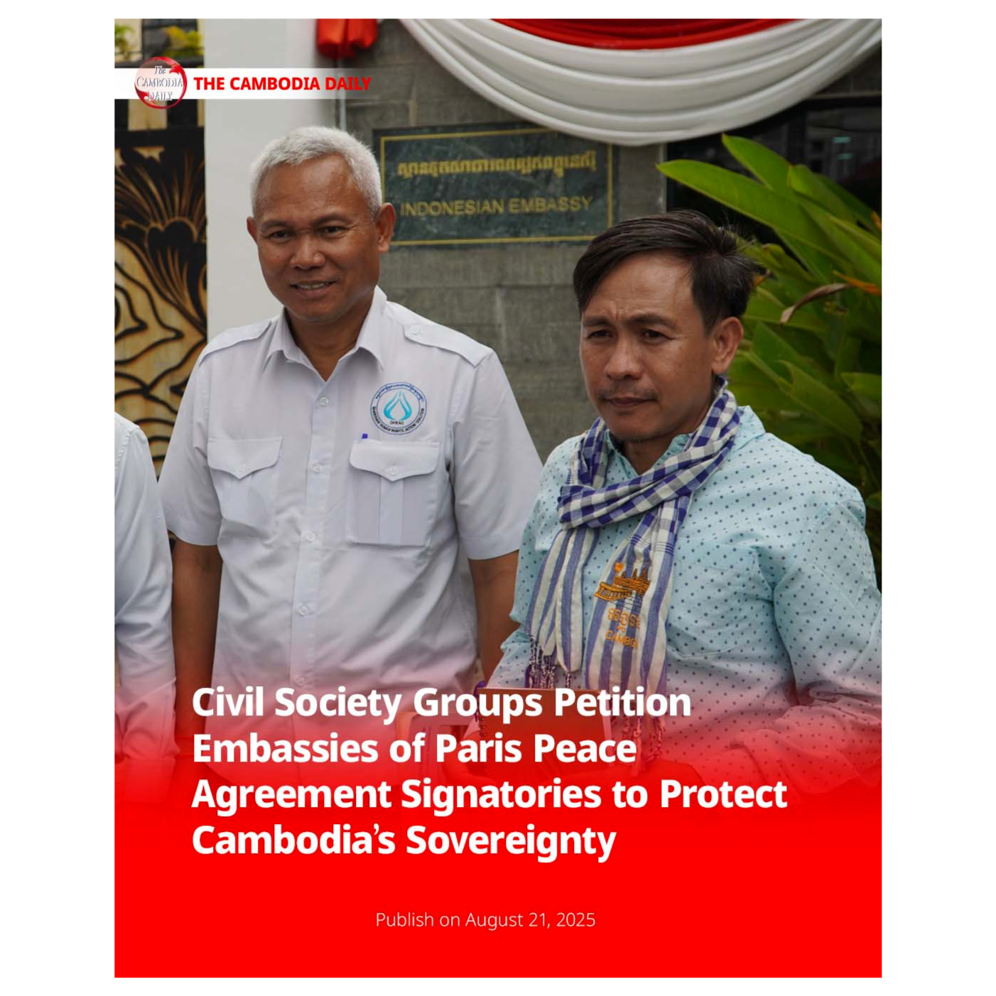 Civil Society Groups Petition Embassies of Paris Peace Agreement Signatories to Protect Cambodia’s Sovereignty episode artwork