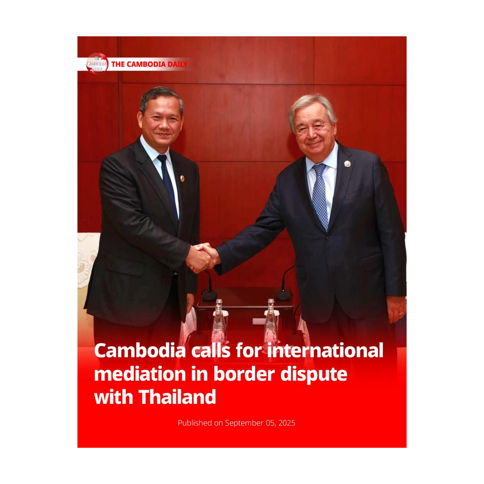 Cambodia calls for international mediation in border dispute with Thailand episode artwork