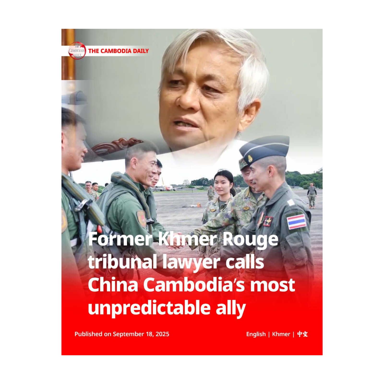 Former Khmer Rouge tribunal lawyer calls China Cambodia’s most unpredictable ally episode artwork