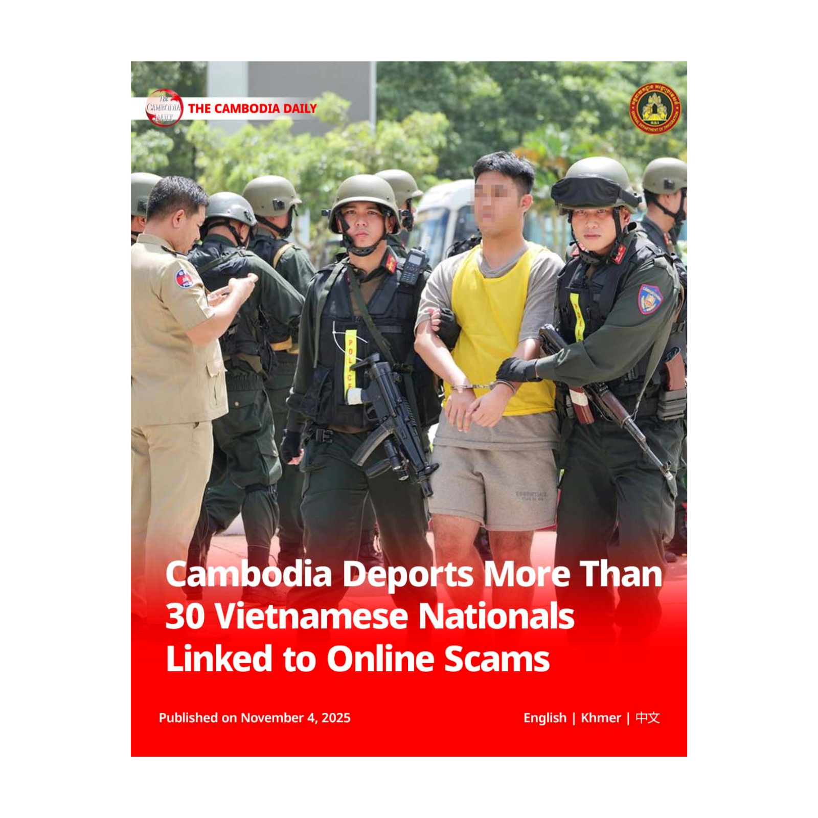 Cambodia Deports More Than 30 Vietnamese Nationals Linked to Online Scams episode artwork