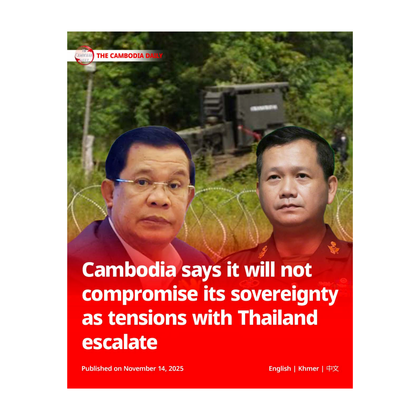 Cambodia says it will not compromise its sovereignty as tensions with Thailand escalate episode artwork