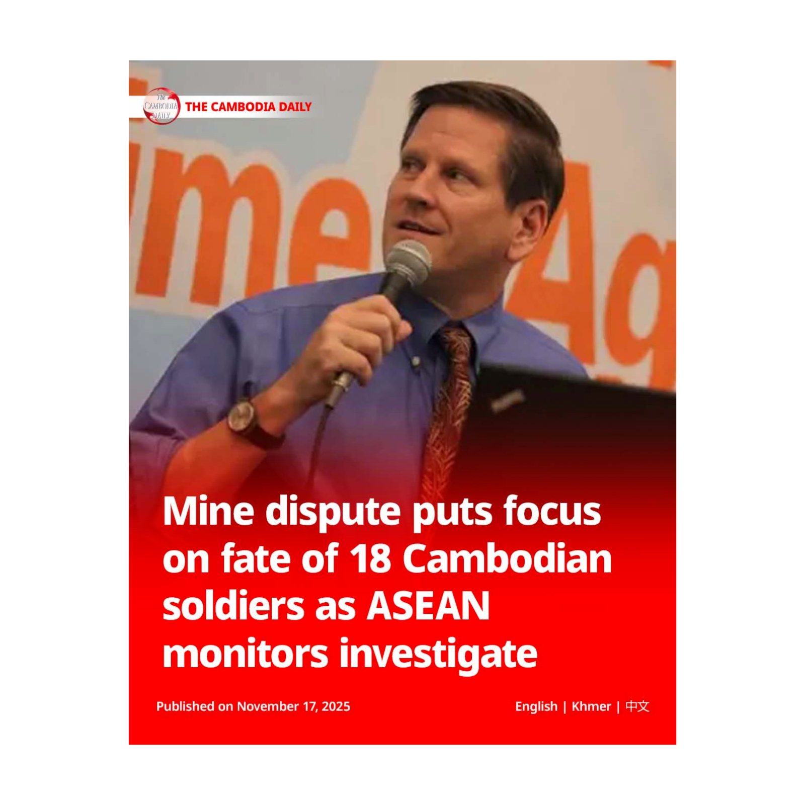 Mine dispute puts focus on fate of 18 Cambodian soldiers as ASEAN monitors investigate episode artwork