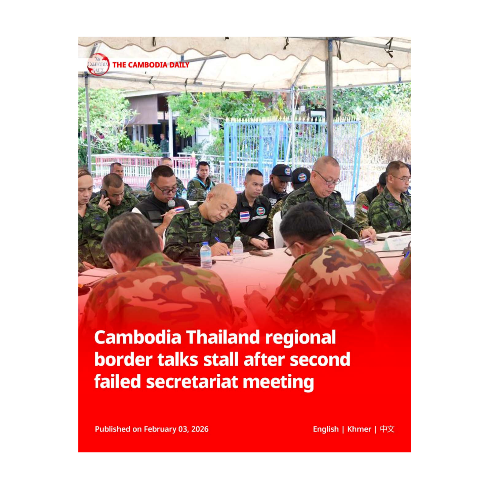 Cambodia Thailand regional border talks stall after second failed secretariat meeting episode artwork