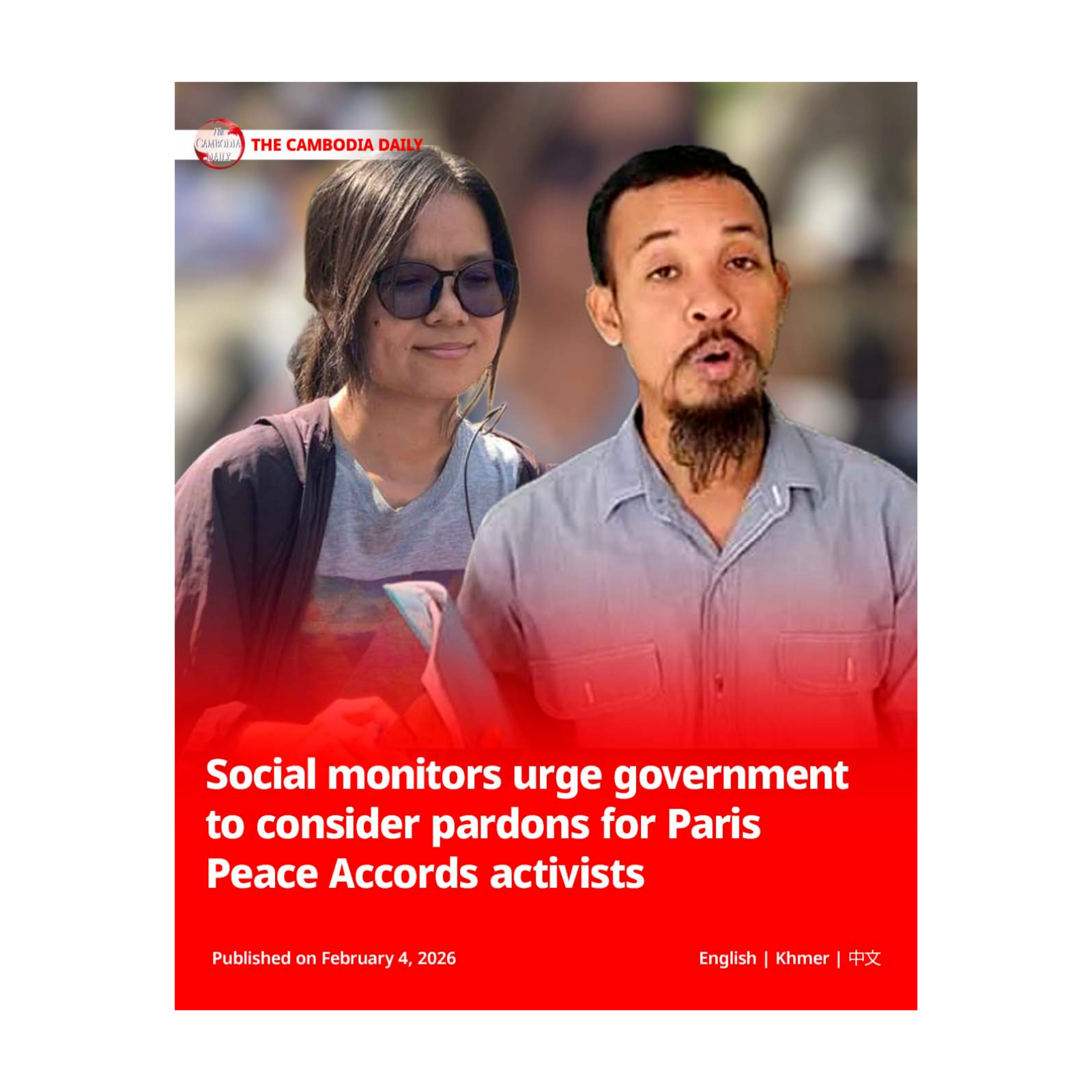 Social monitors urge government to consider pardons for Paris Peace Accords activists episode artwork