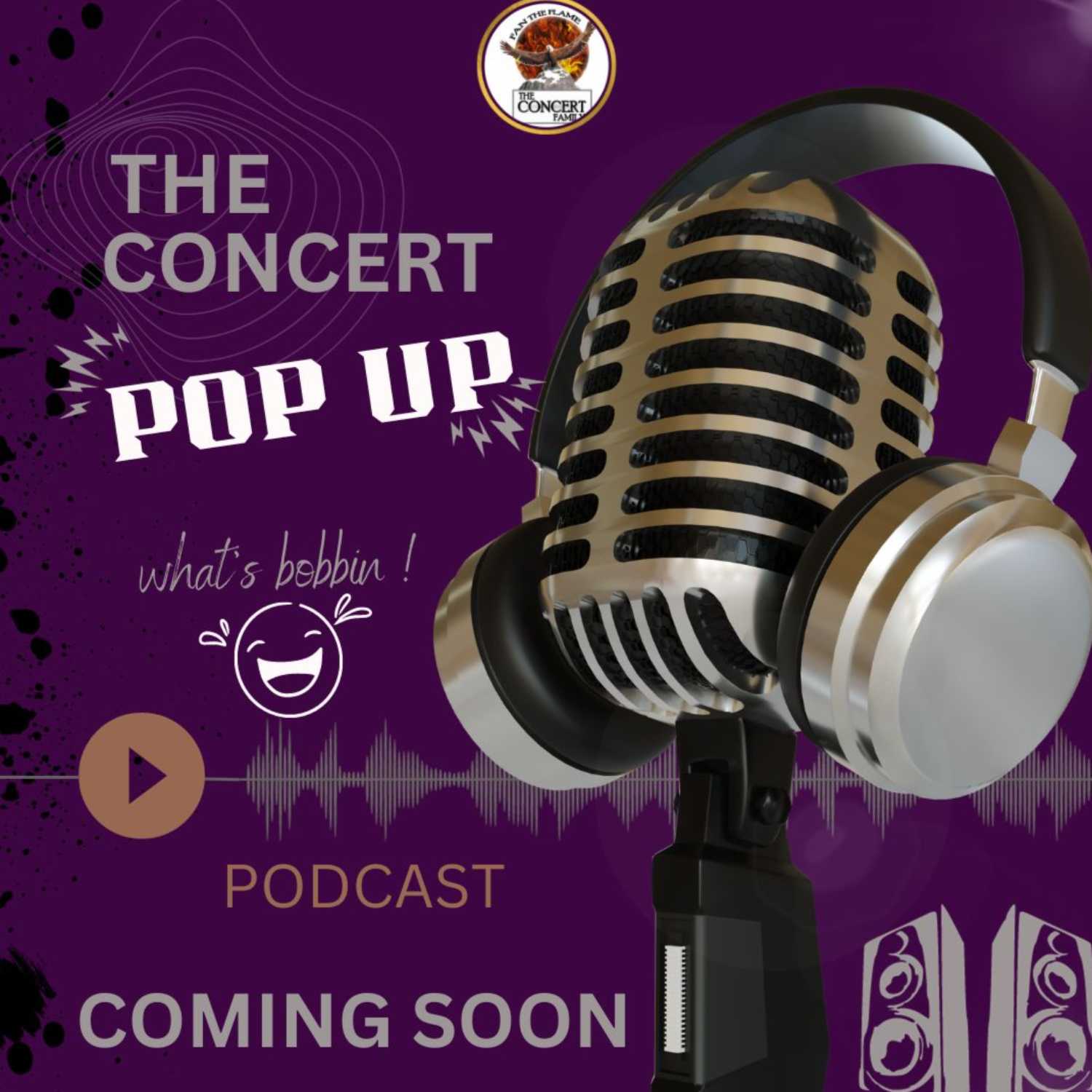 The Concert Pop-up podcast artwork