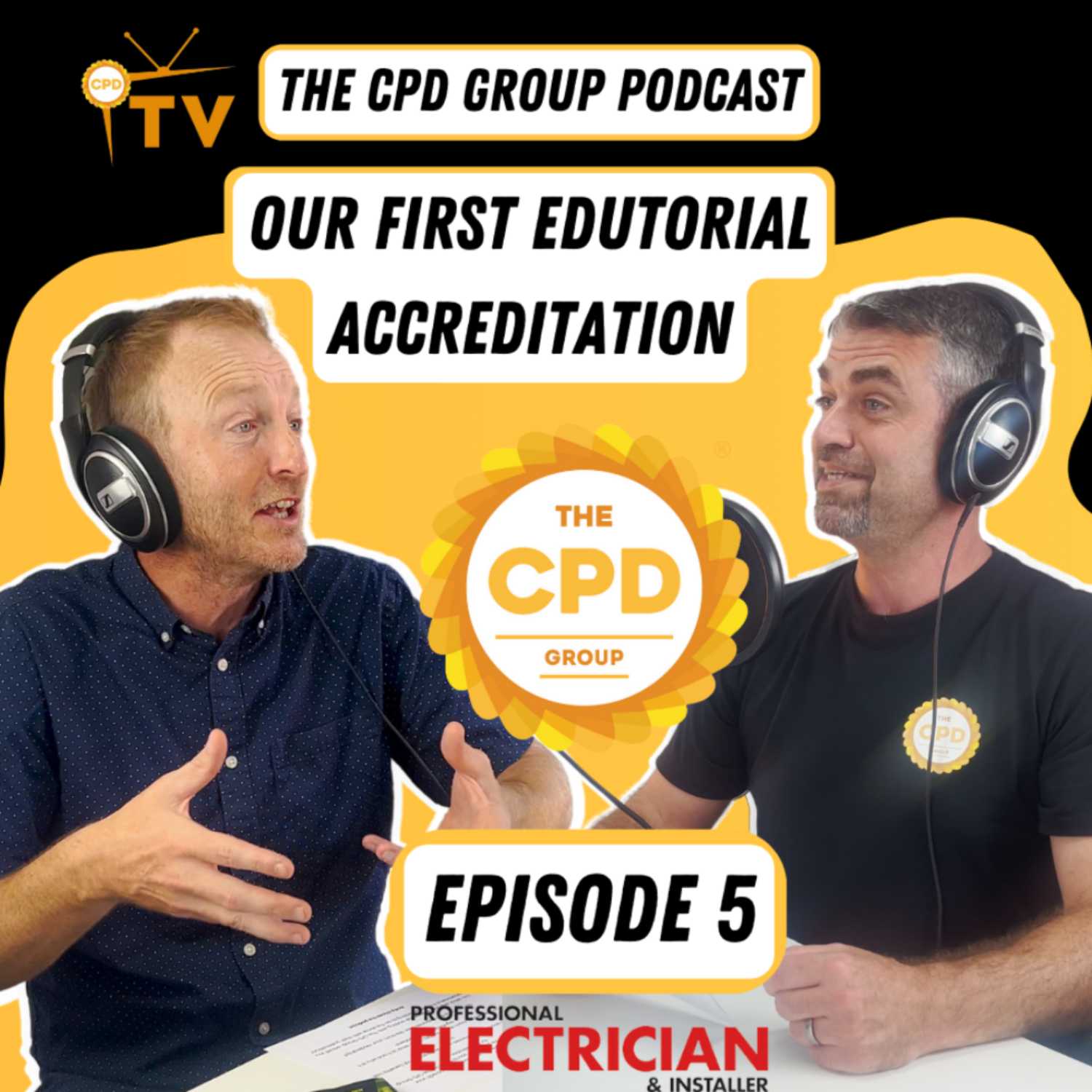 Reviewing our first Edutorial Accreditation! With Richard from Professional Electricians Magazine