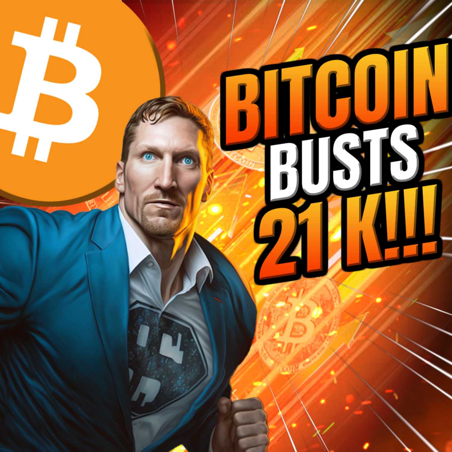 BITCOIN BUSTS 21 K !!!