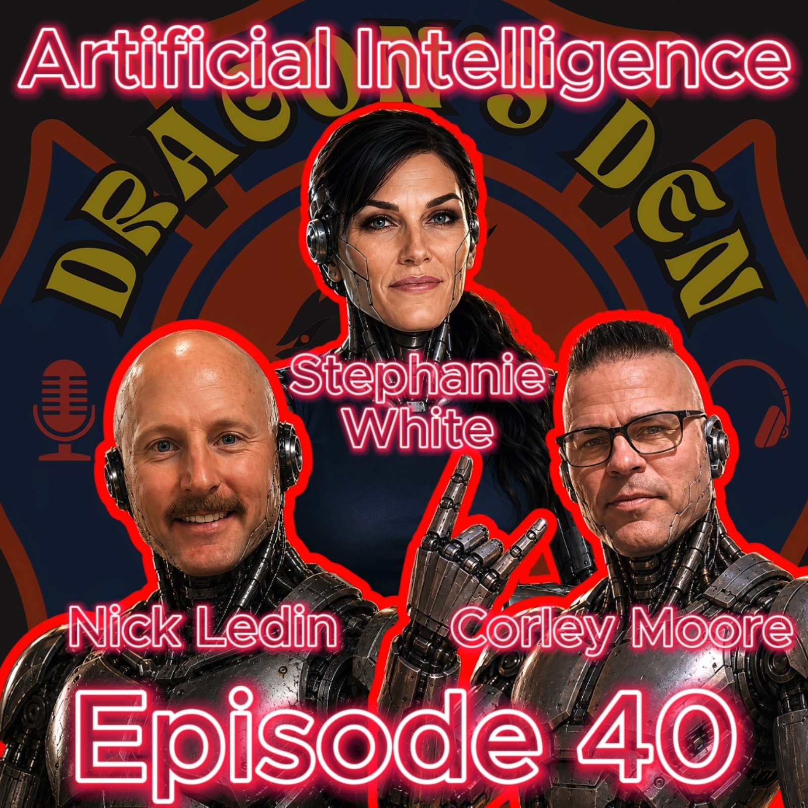 Dragon's Den Podcast Ep. 40 (Stephanie White, Corley Moore, Nick Ledin) Artificial Intelligence episode artwork