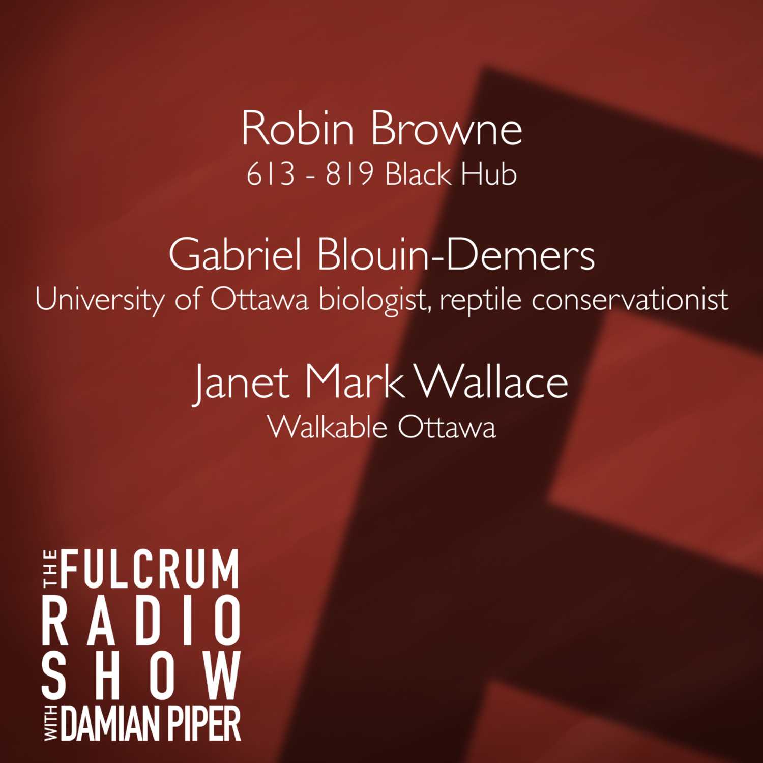 Episode 6: Robin Browne, Gabriel Blouin-Demers, Janet Mark Wallace