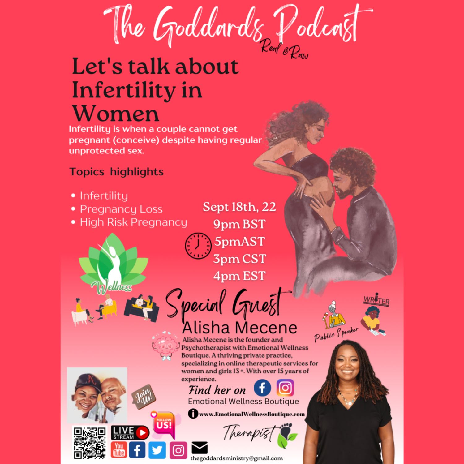 Lets Talk About Infertility In Women -with Special Guest Therapist Alisha Mecene