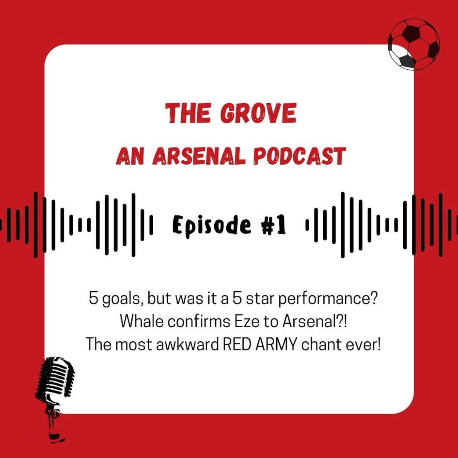 Episode 1 - 5 goals, but was it a 5 star performance? | Whale confirms Eze to Arsenal?! | The most awkward RED ARMY chant ever! episode artwork