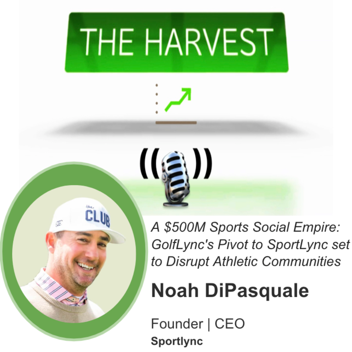 CEO INTERVIEW: A $500M Sports Social Empire: GolfLync's Pivot to SportLync will Disrupt Athletic Communities episode artwork