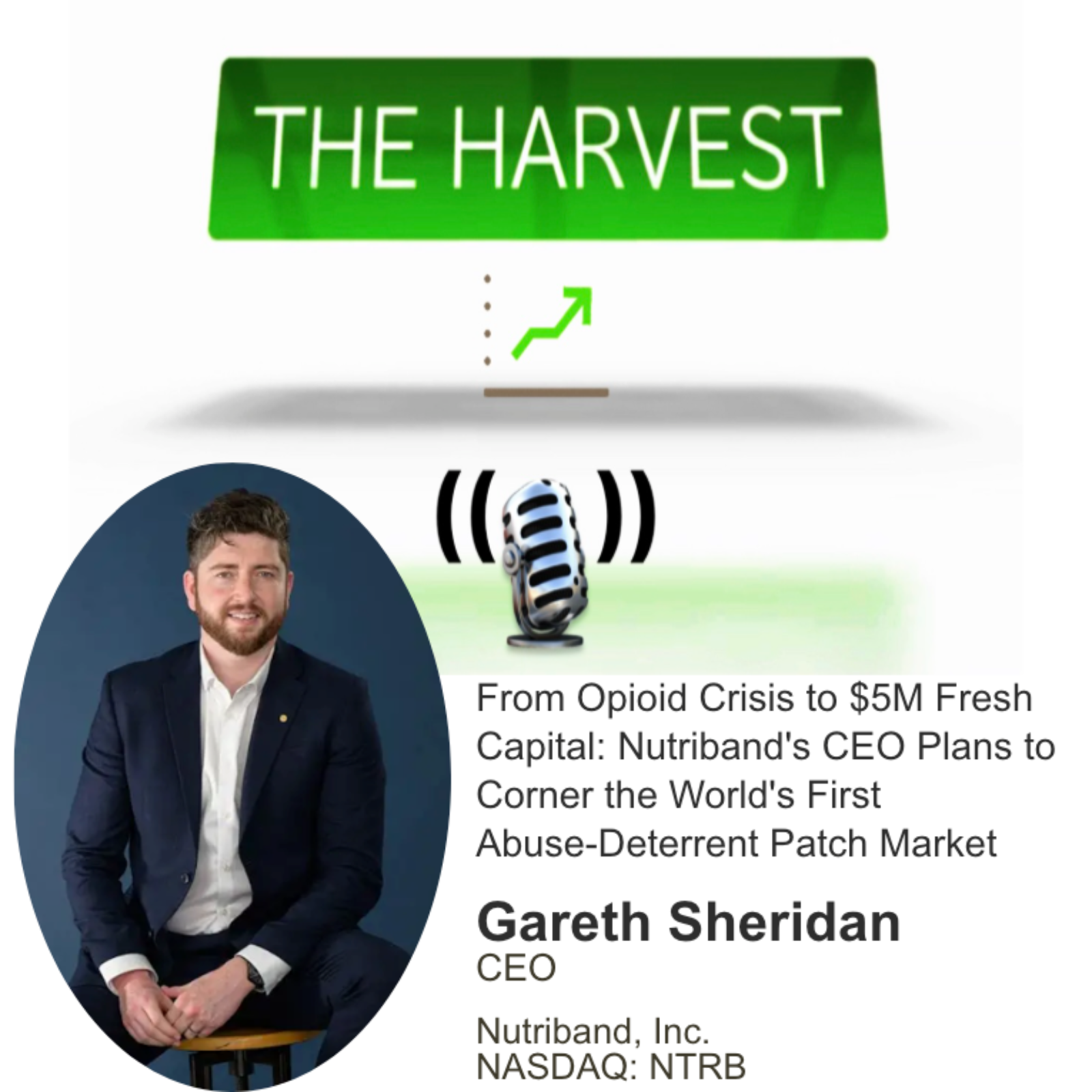 CEO INTERVIEW: From Opioid Crisis to $5M Fresh Capital: How Nutriband's CEO Plans to Corner the World's First Abuse-Deterrent Patch Market episode artwork