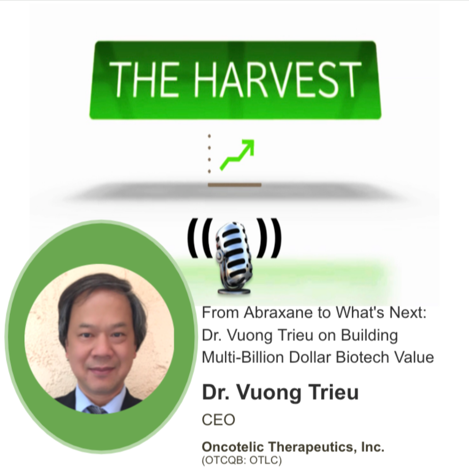 CEO INTERVIEW: From Abraxane to What's Next: Dr. Vuong Trieu on Building Multi-Billion Dollar Biotech Value episode artwork